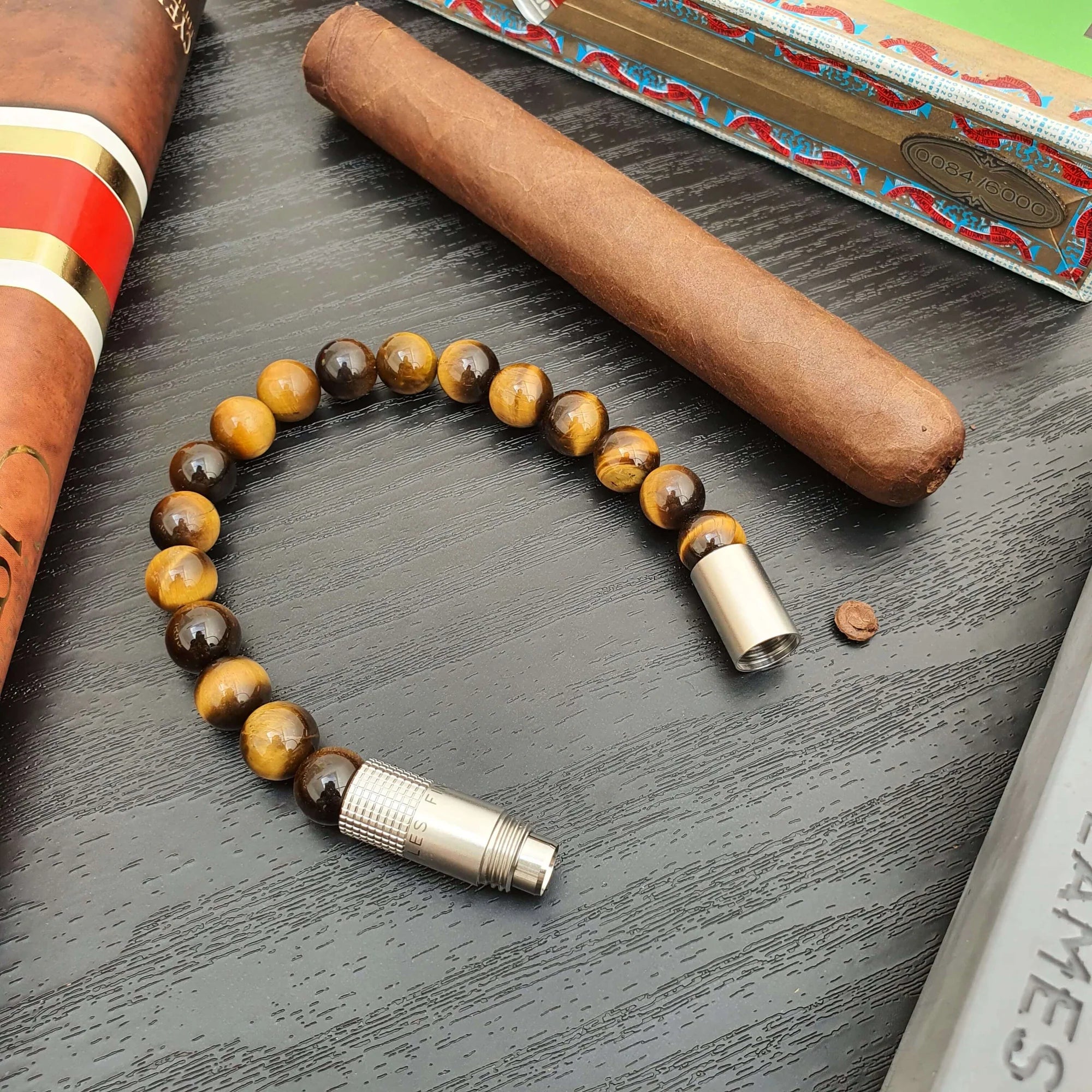 Les Fines Lames - The Punch Bracelet (Tiger Eye)