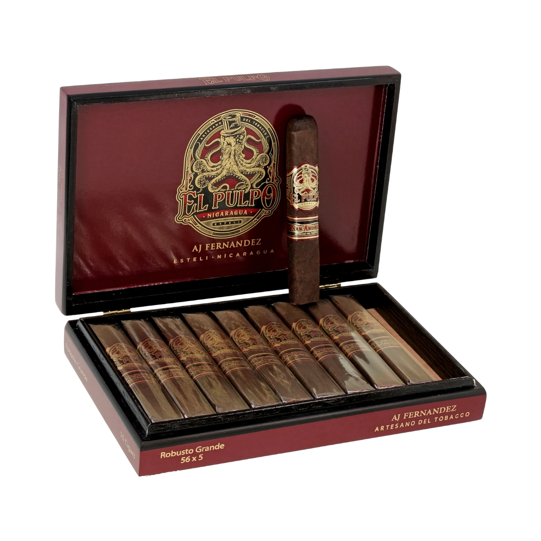 A.J. Fernandes - El Pulpo Robusto Grande Box of 10