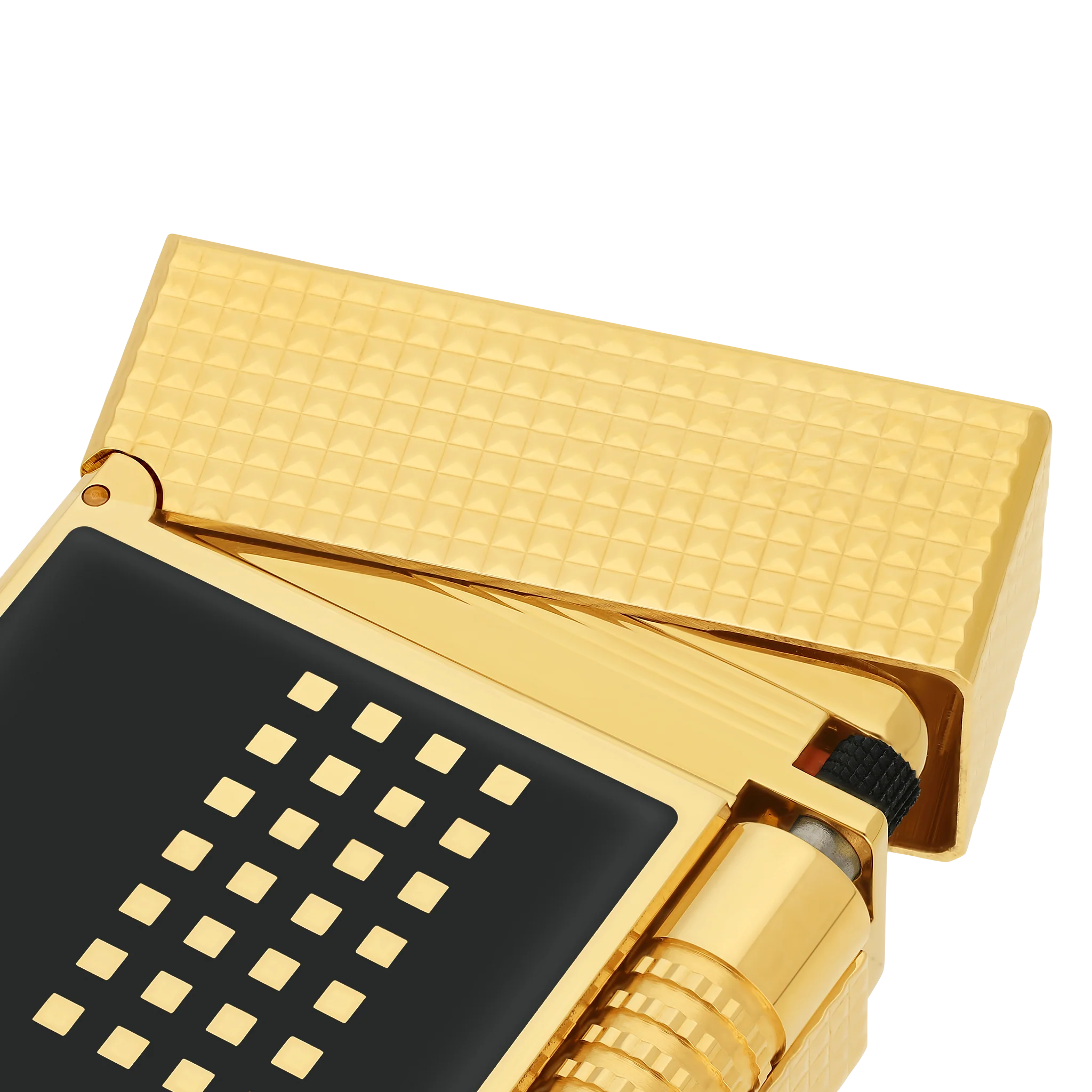 S.T. Dupont Le Grand Mixed Lacquered Lighter Cohiba Behike Gold / Black Ref: C23003cl