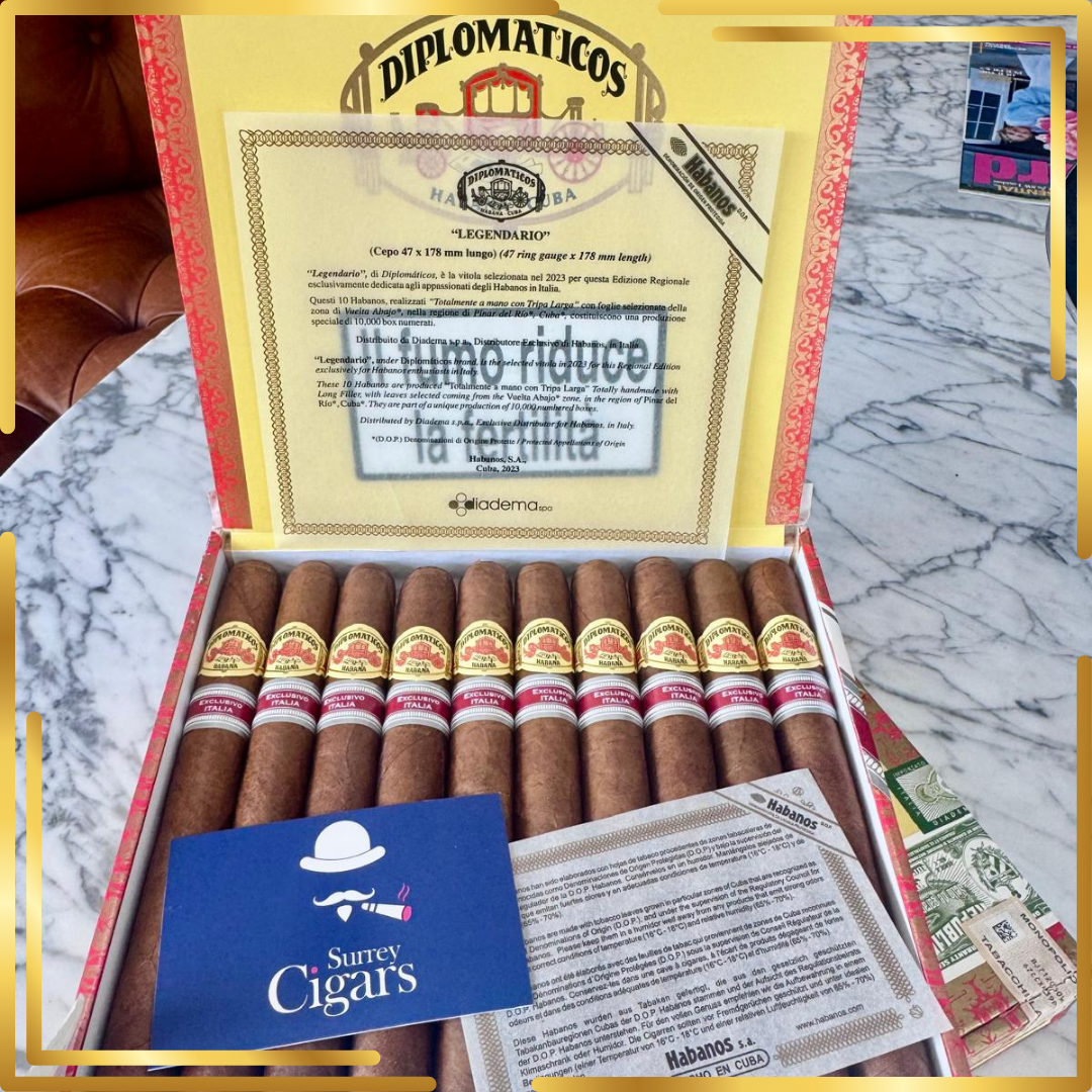 The Italian New Edición Regional release Diplomáticos Legendario Launch Event ONLY 20 SPACES