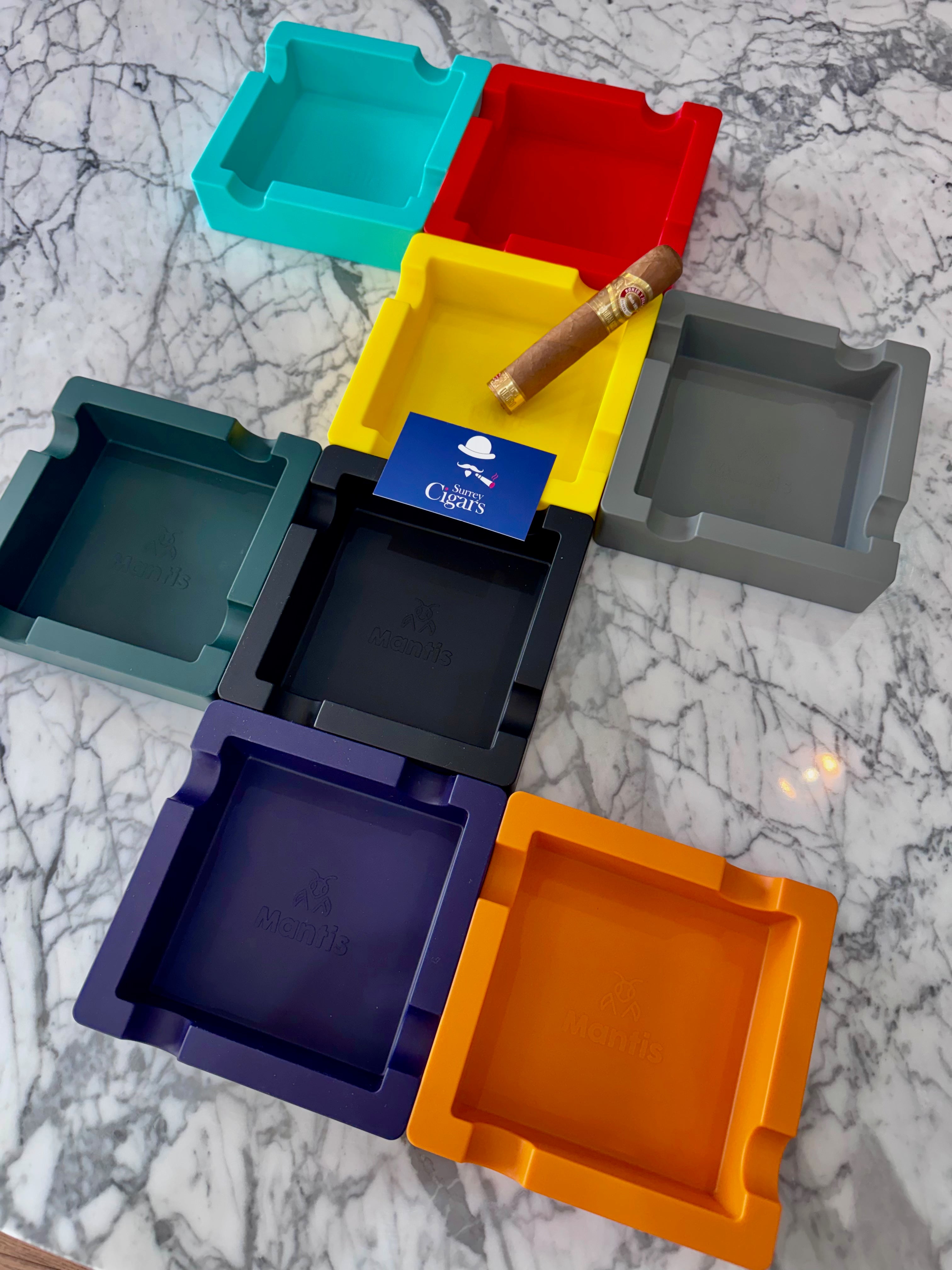 Mantis - Flex Silicone - Ashtray - Cool Grey