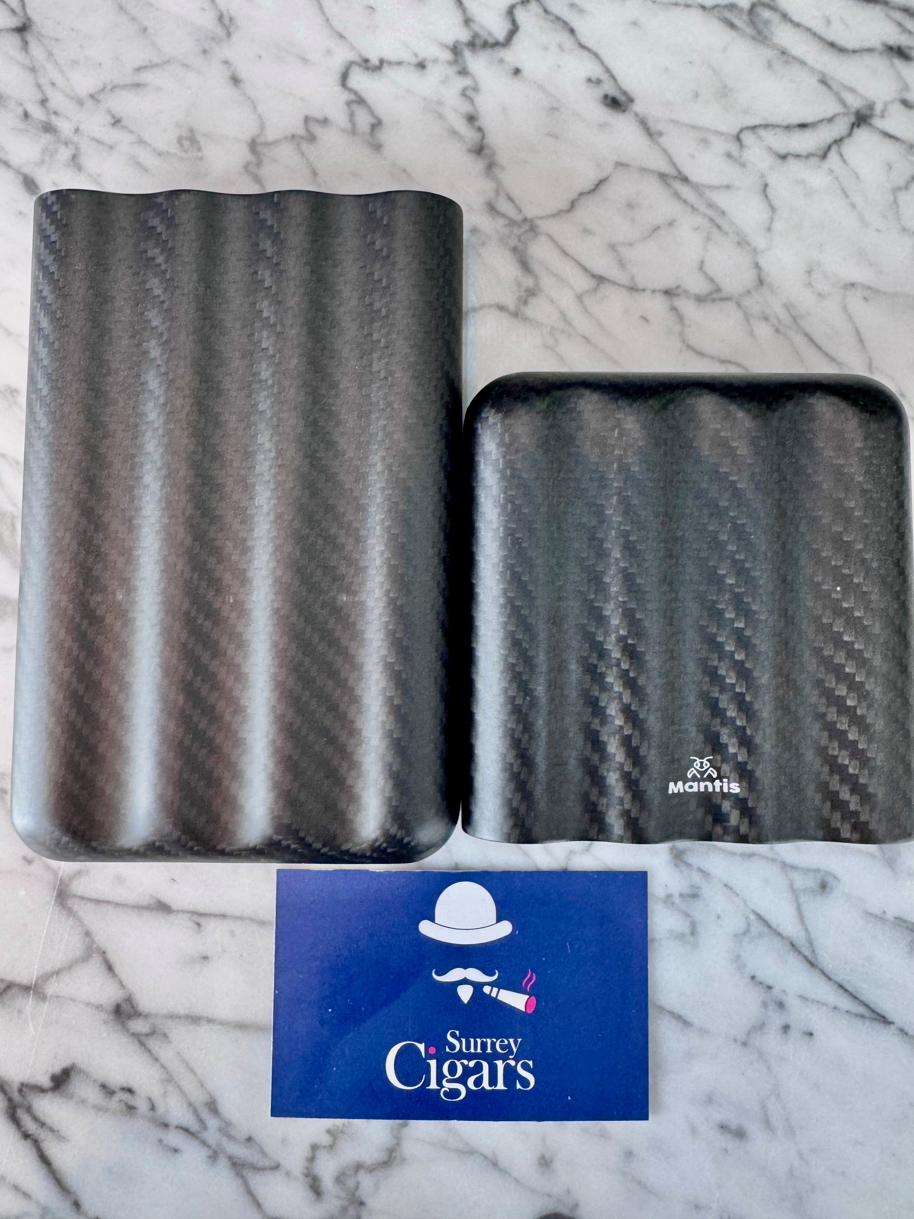 Mantis - TrueCarbon 3K Real Forged Carbon Fiber Cigar Case - Matte OR Glossy Finish