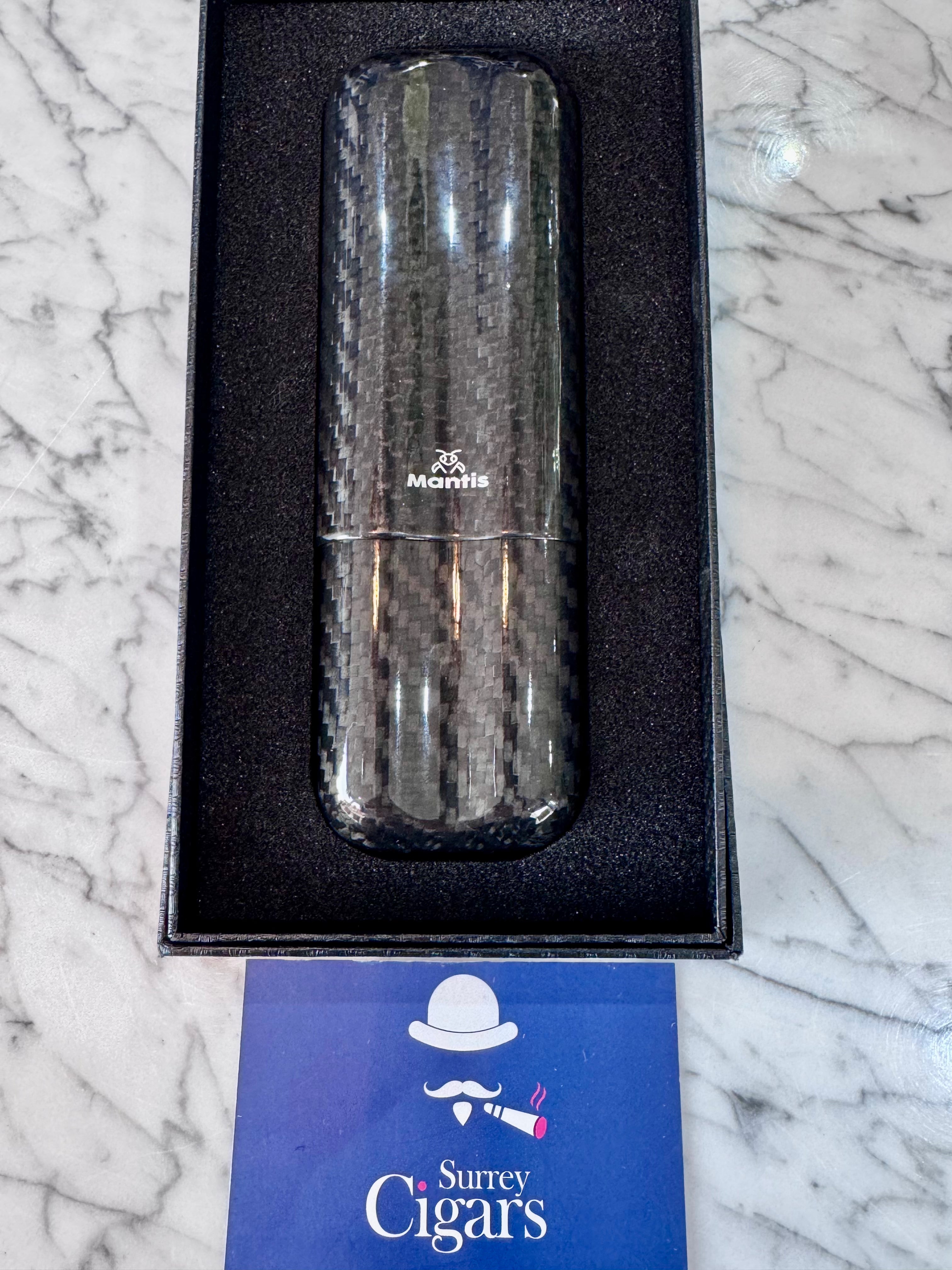 Mantis - TrueCarbon 3K Real Forged Carbon Fiber Cigar Case - Matte OR Glossy Finish