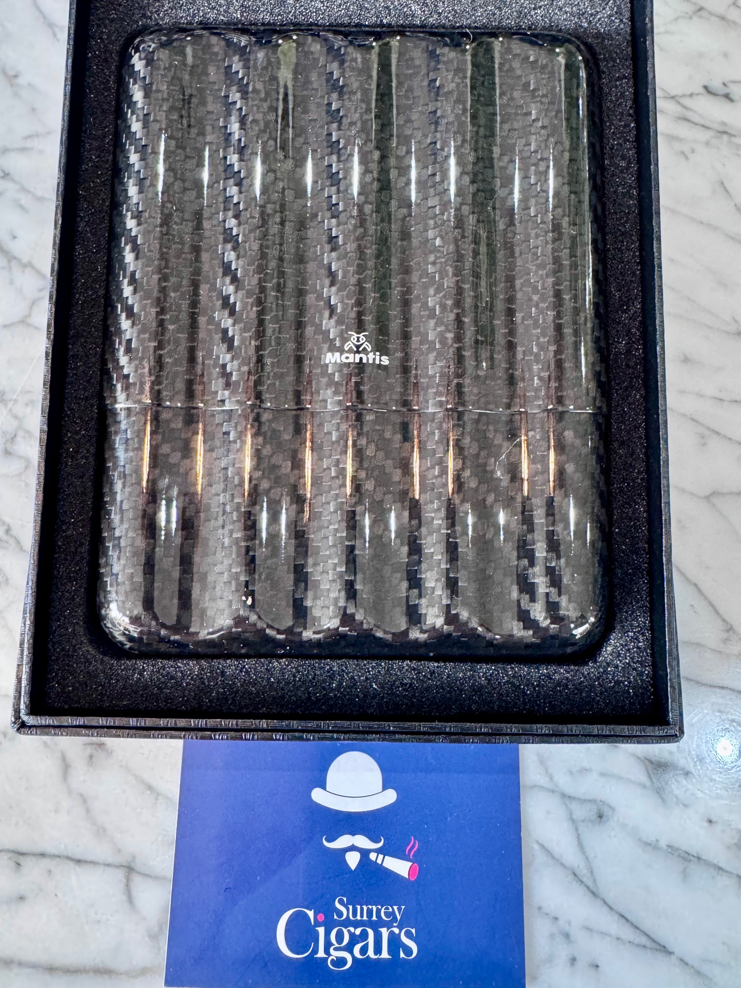 Mantis - TrueCarbon 3K Real Forged Carbon Fiber Cigar Case - Matte OR Glossy Finish