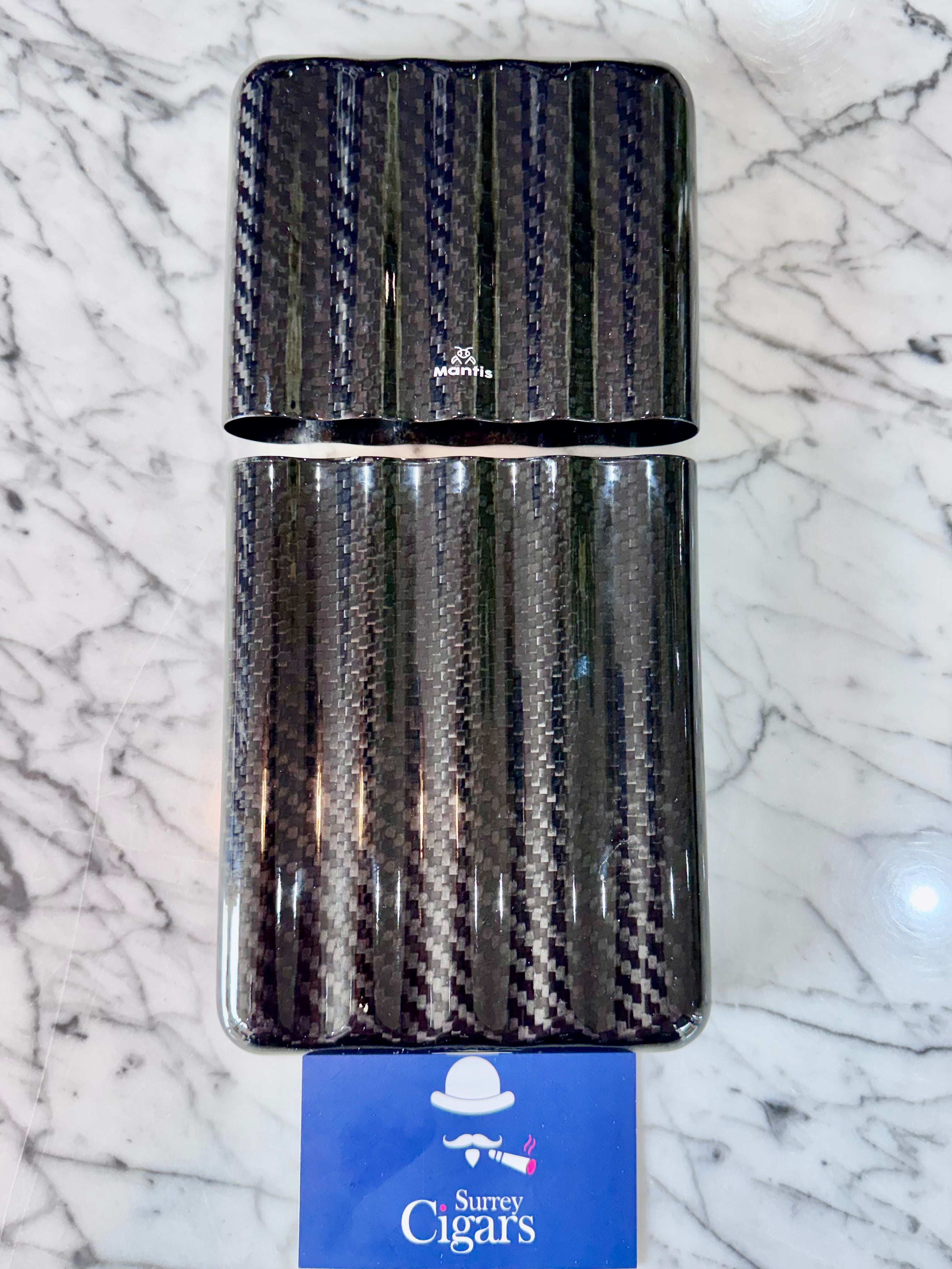 Mantis - TrueCarbon 3K Real Forged Carbon Fiber Cigar Case - Matte OR Glossy Finish