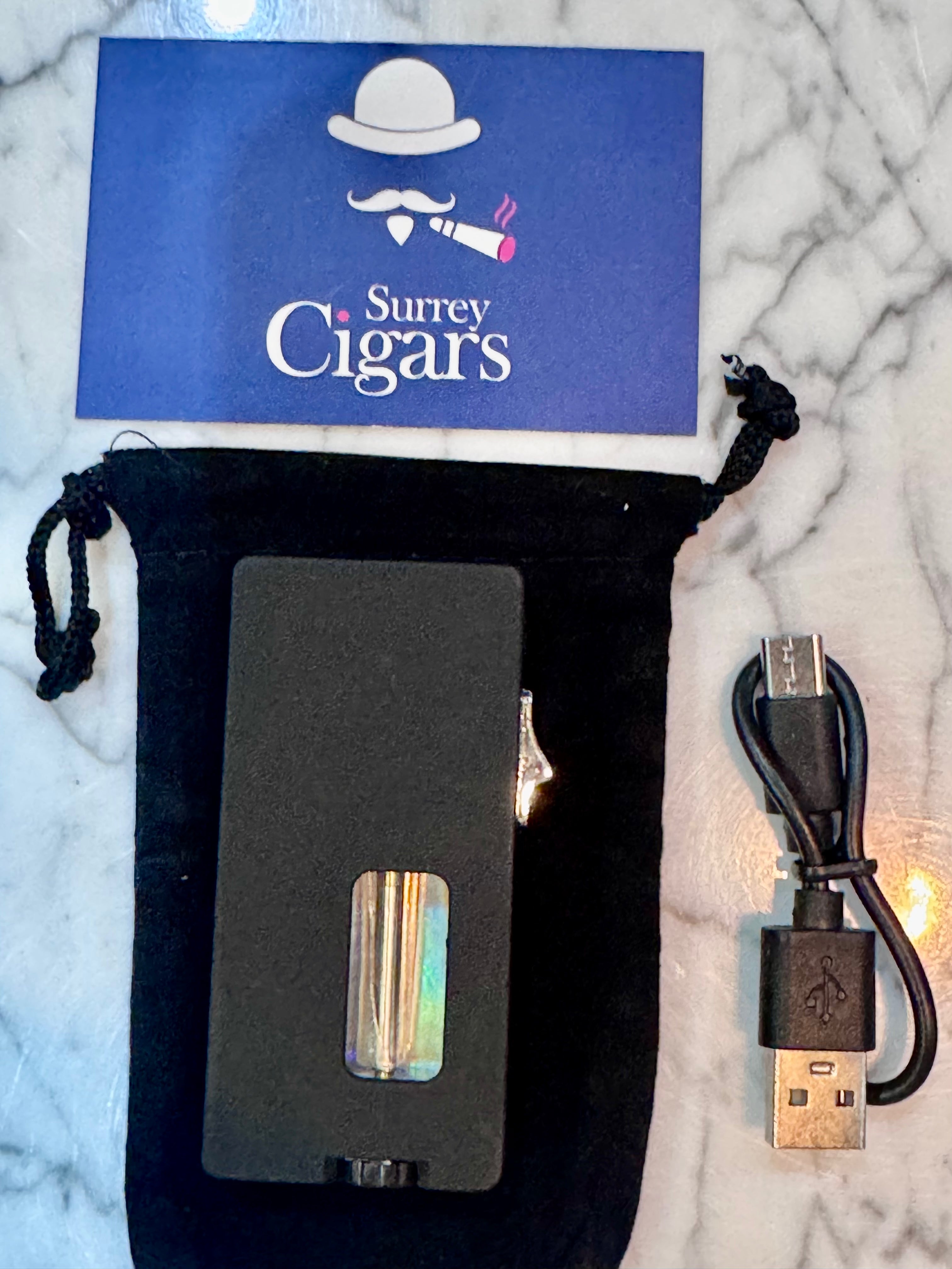 Mantis - Blazeline - 7 Jet soft Flame gravity induction ignition Lighter - Black