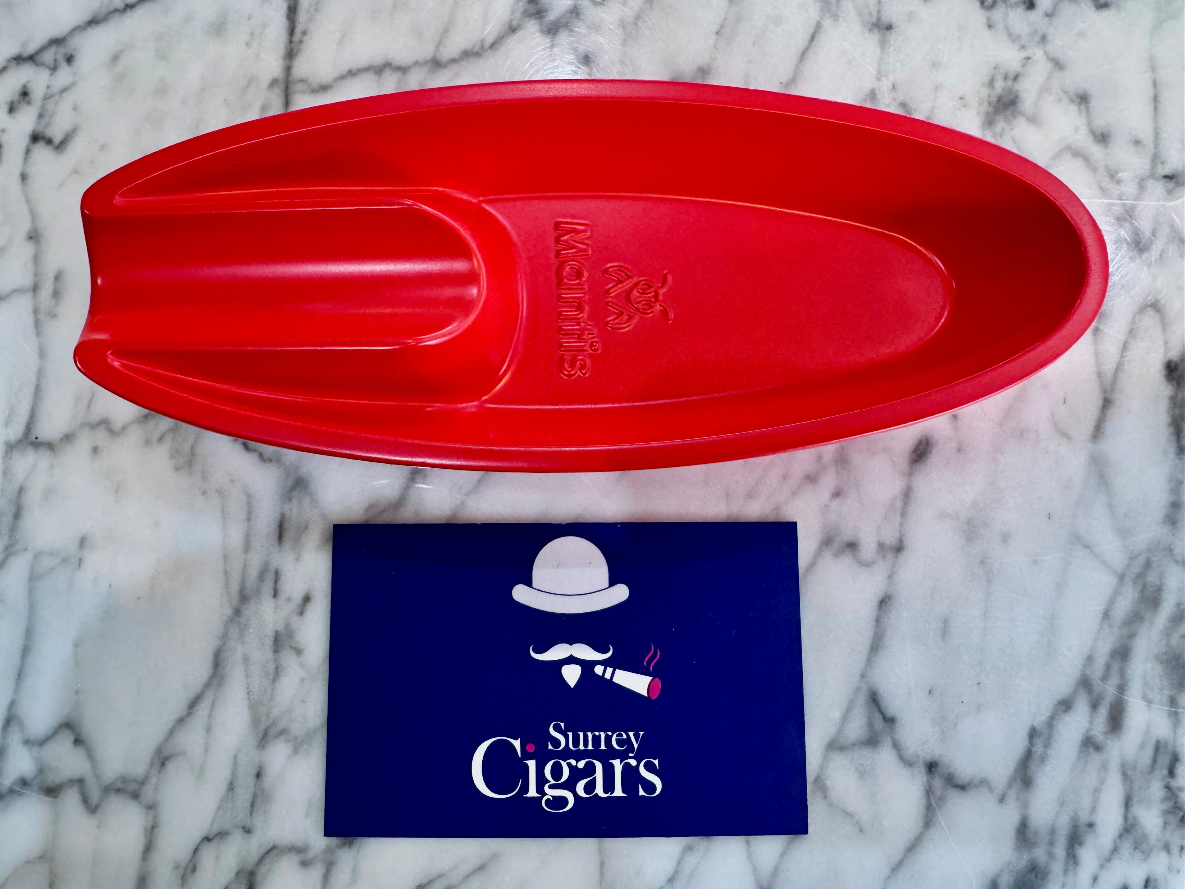 Mantis - Streamline - Metal and Ceramic Ashtray - Red