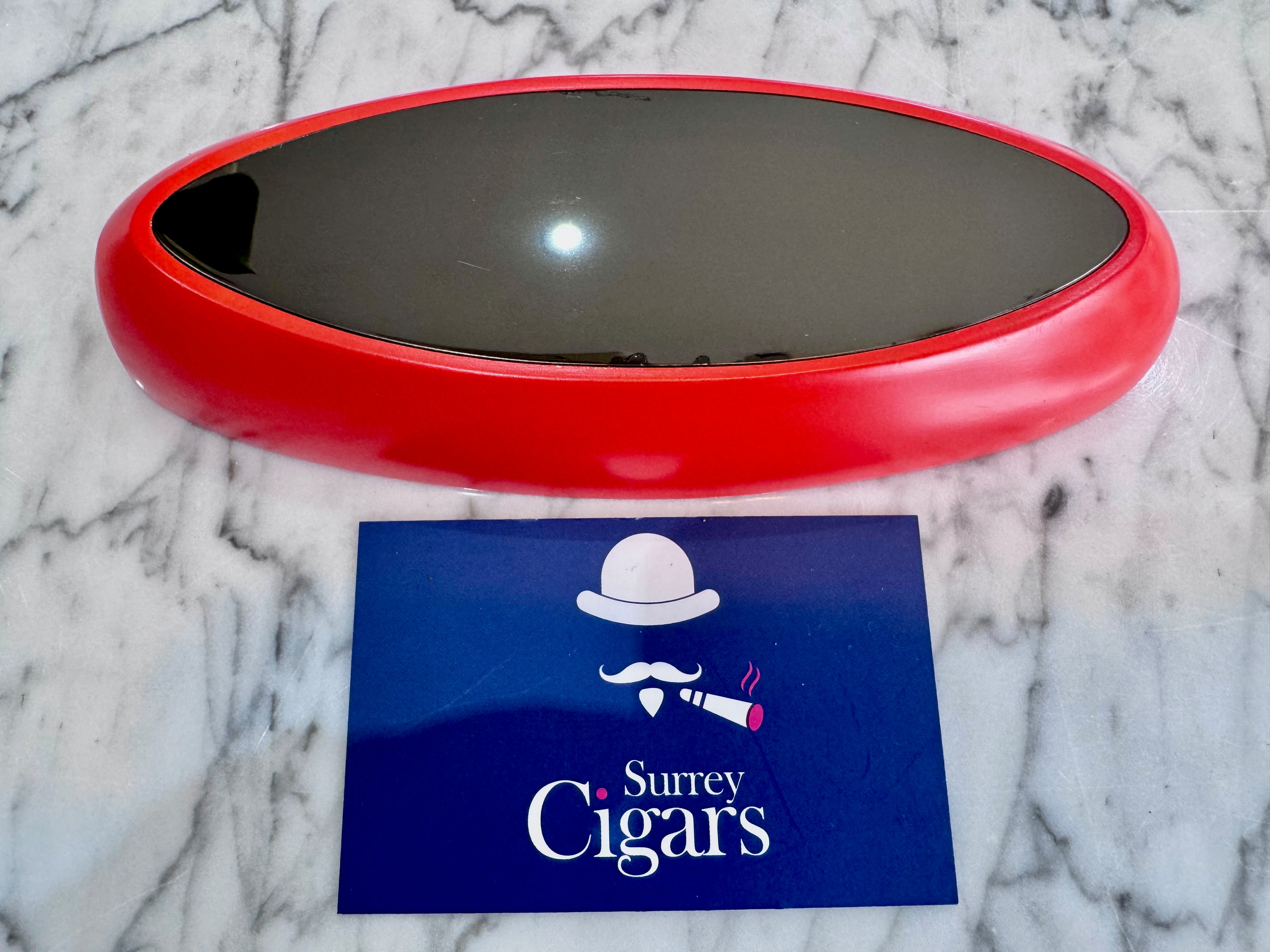 Mantis - Streamline - Metal and Ceramic Ashtray - Red