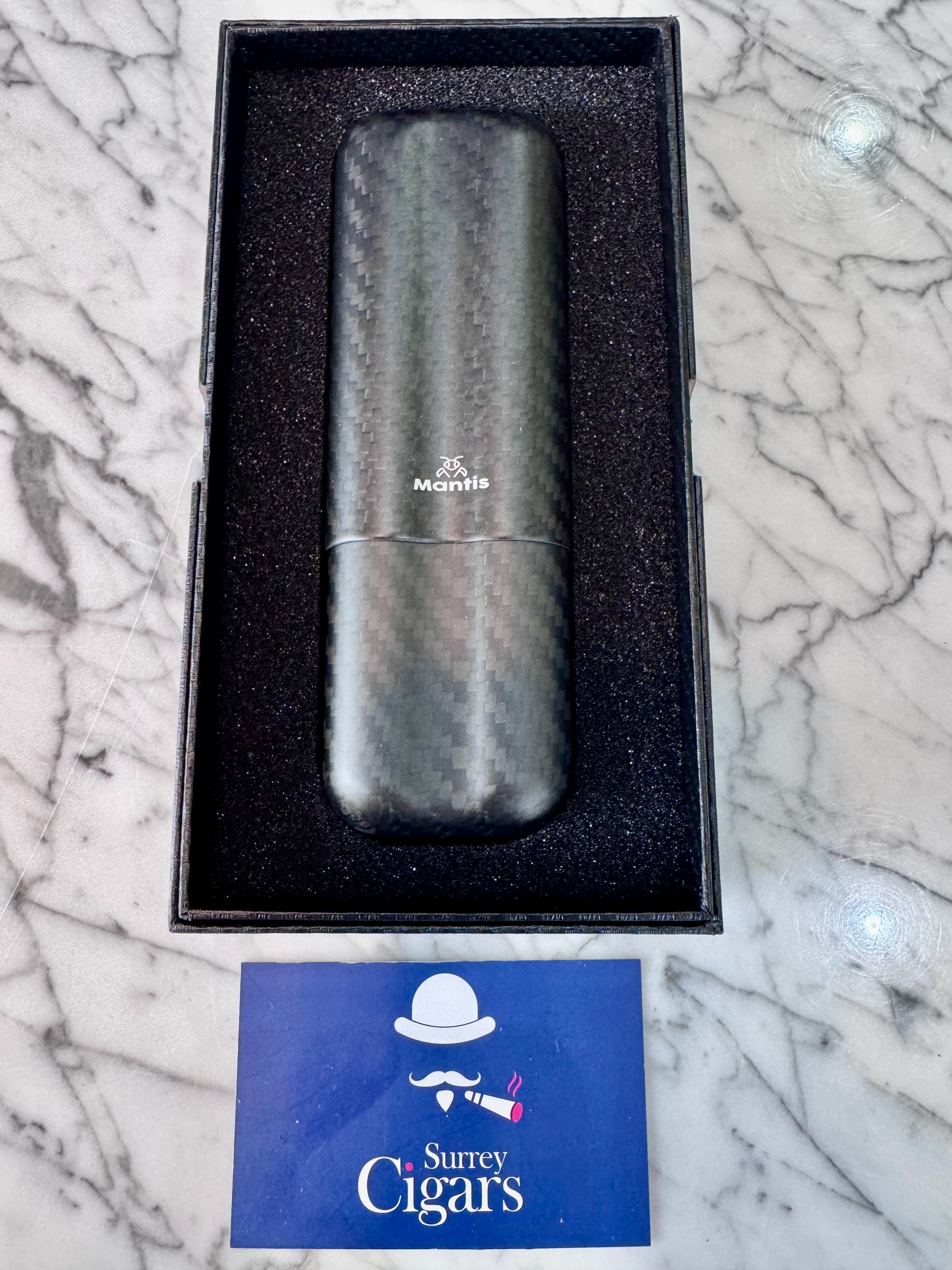 Mantis - TrueCarbon 3K Real Forged Carbon Fiber Cigar Case - Matte OR Glossy Finish