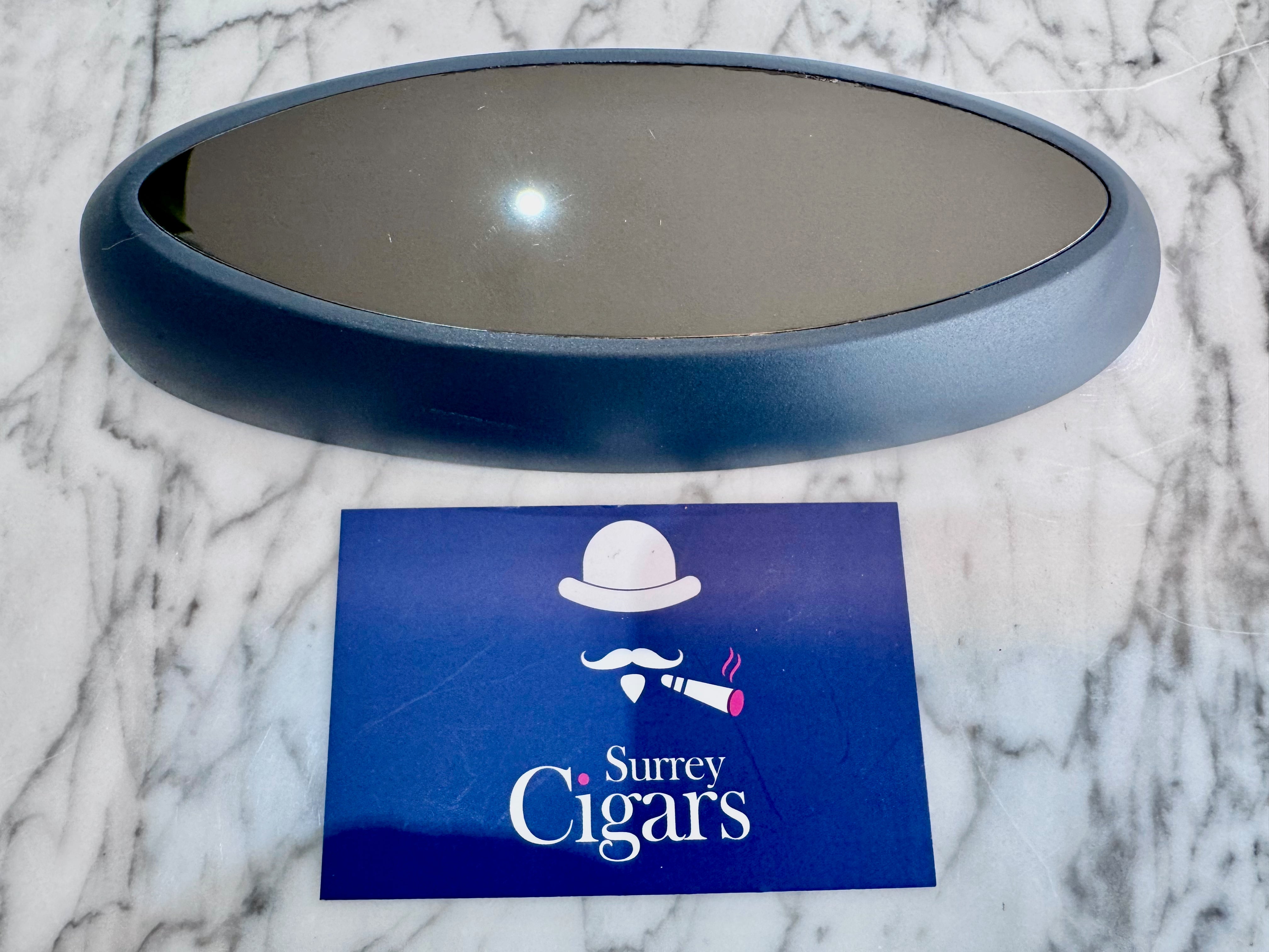 Mantis - Streamline - Metal and Ceramic Ashtray - Matte Grey Salvia