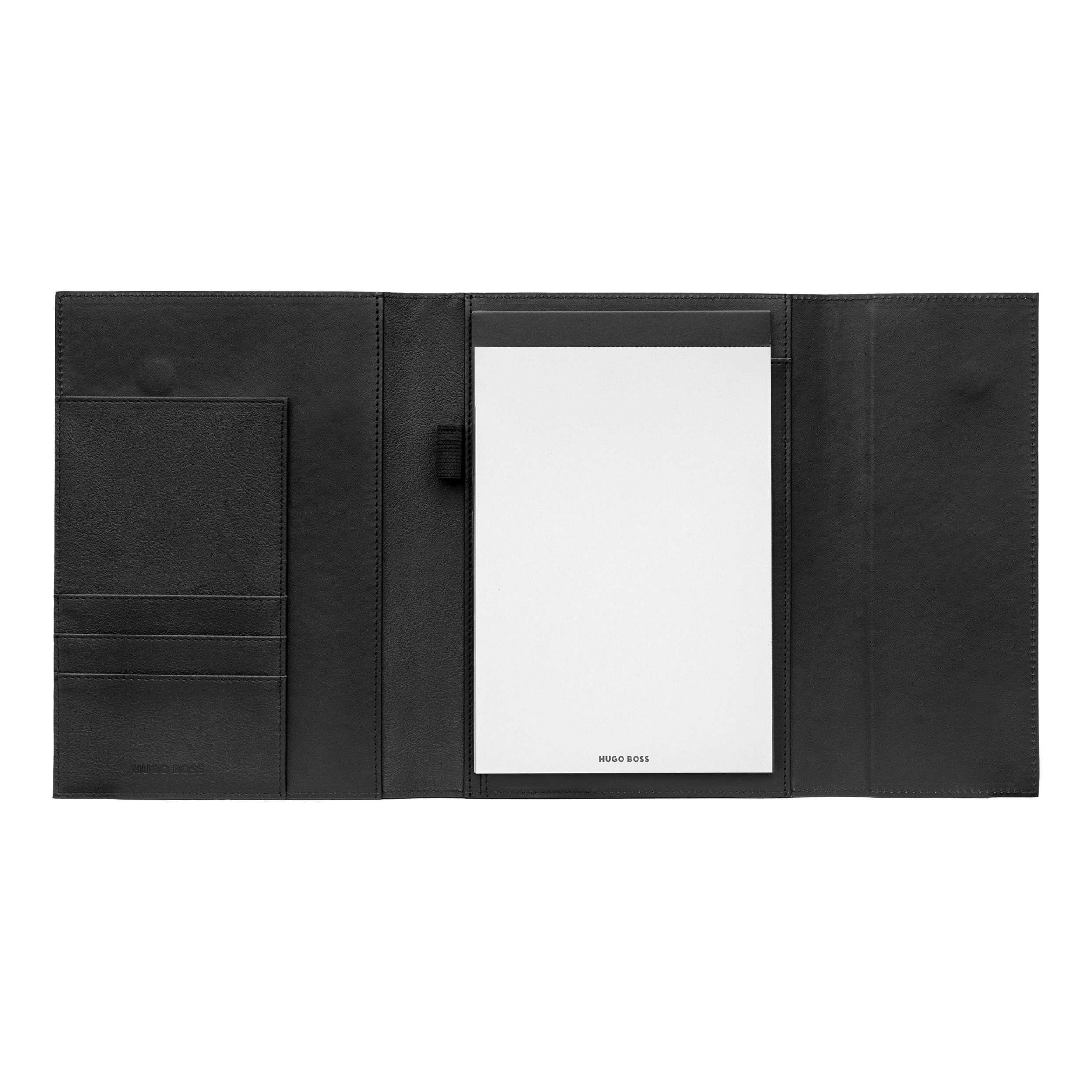 Hugo Boss Pinstripe Black Folder A5