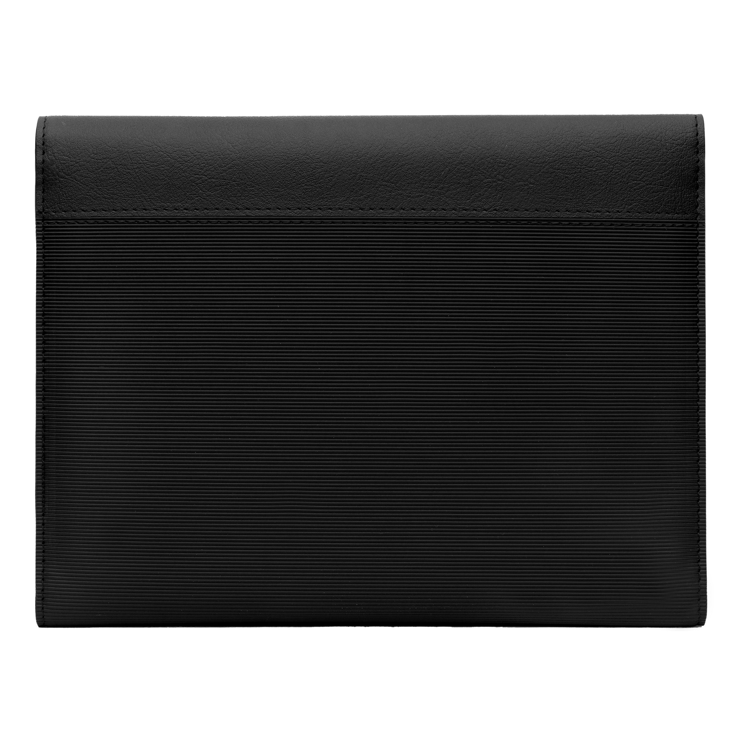 Hugo Boss Pinstripe Black Folder A4
