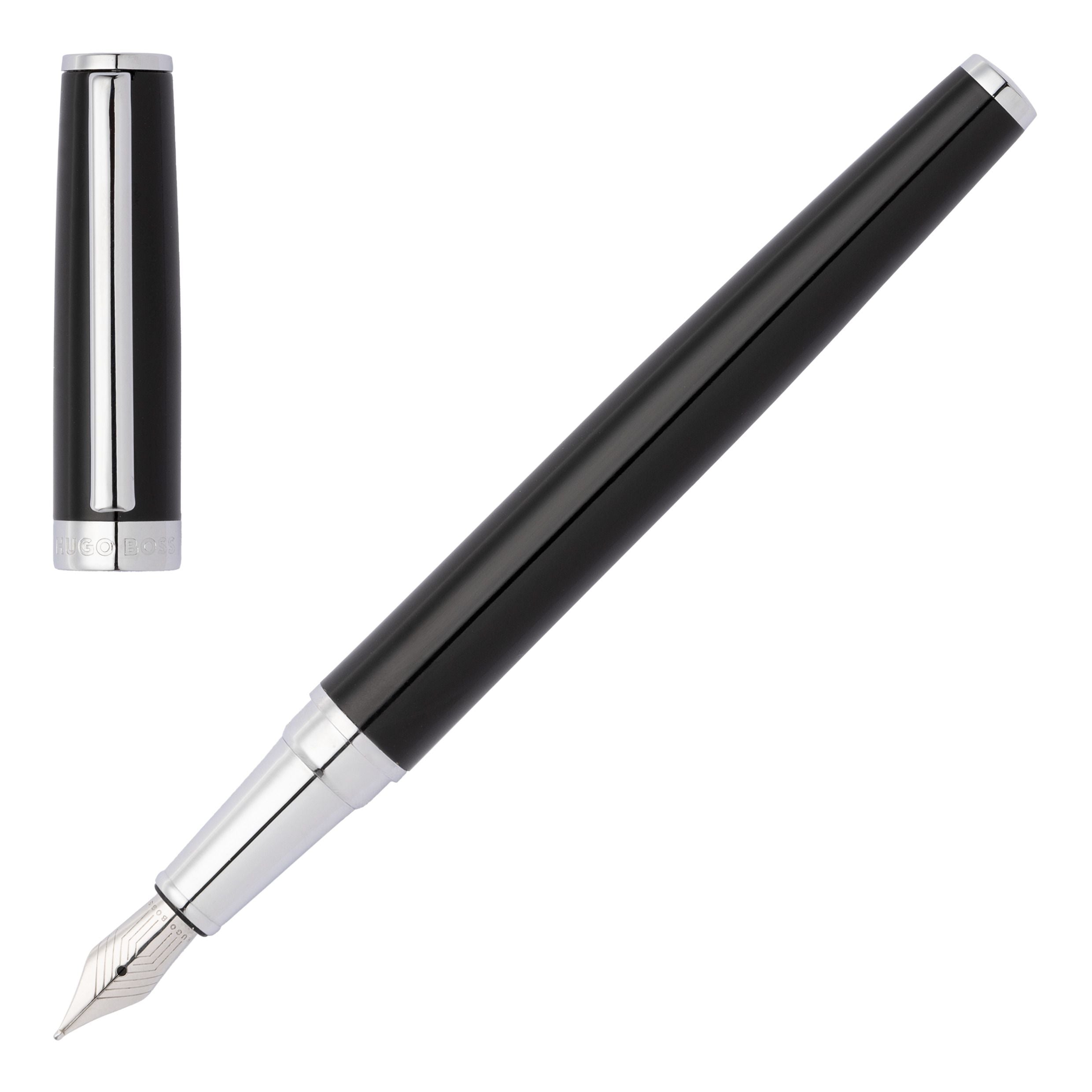 Hugo Boss Gear Icon Black Fountain Pen