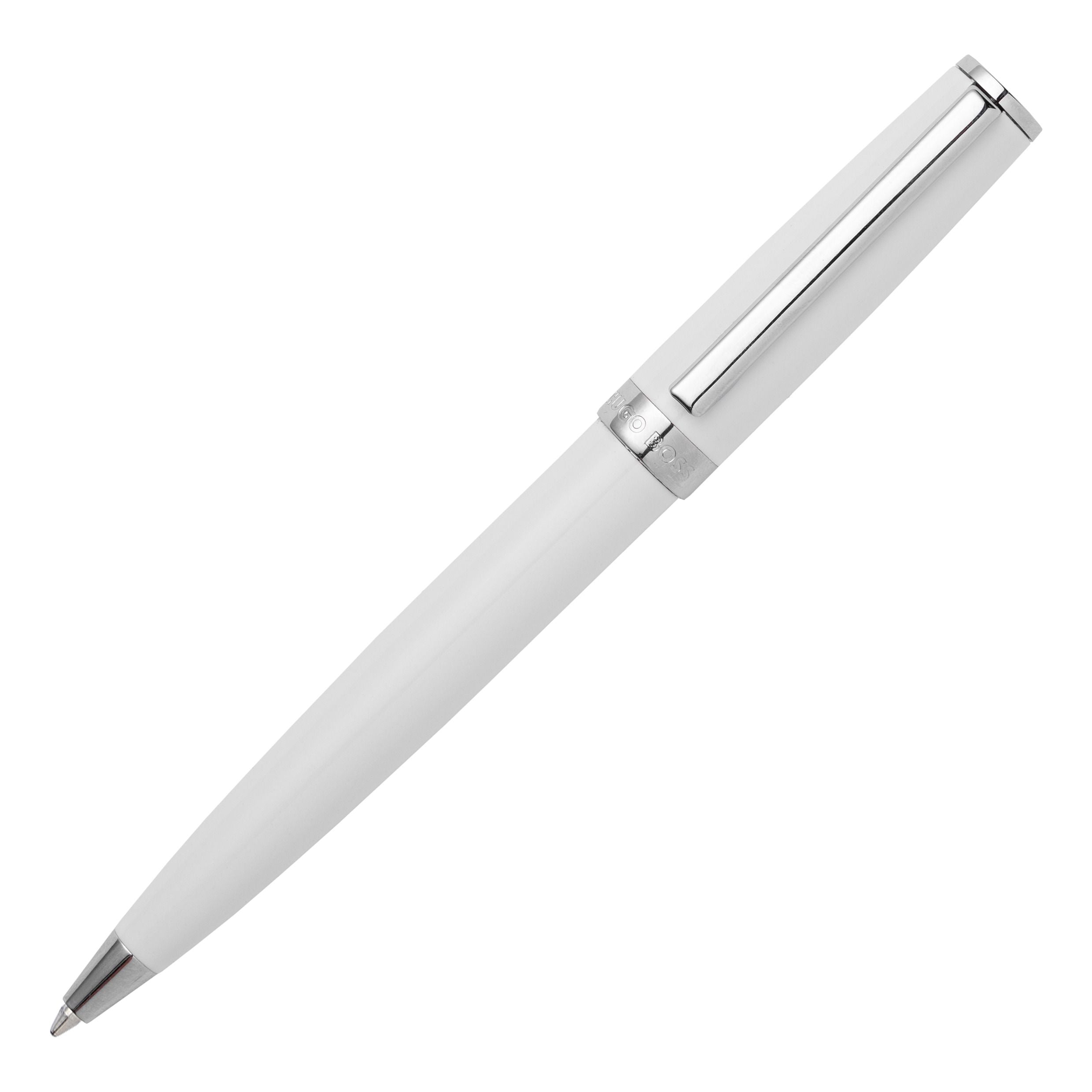 Hugo Boss Gear Icon White Ballpoint Pen