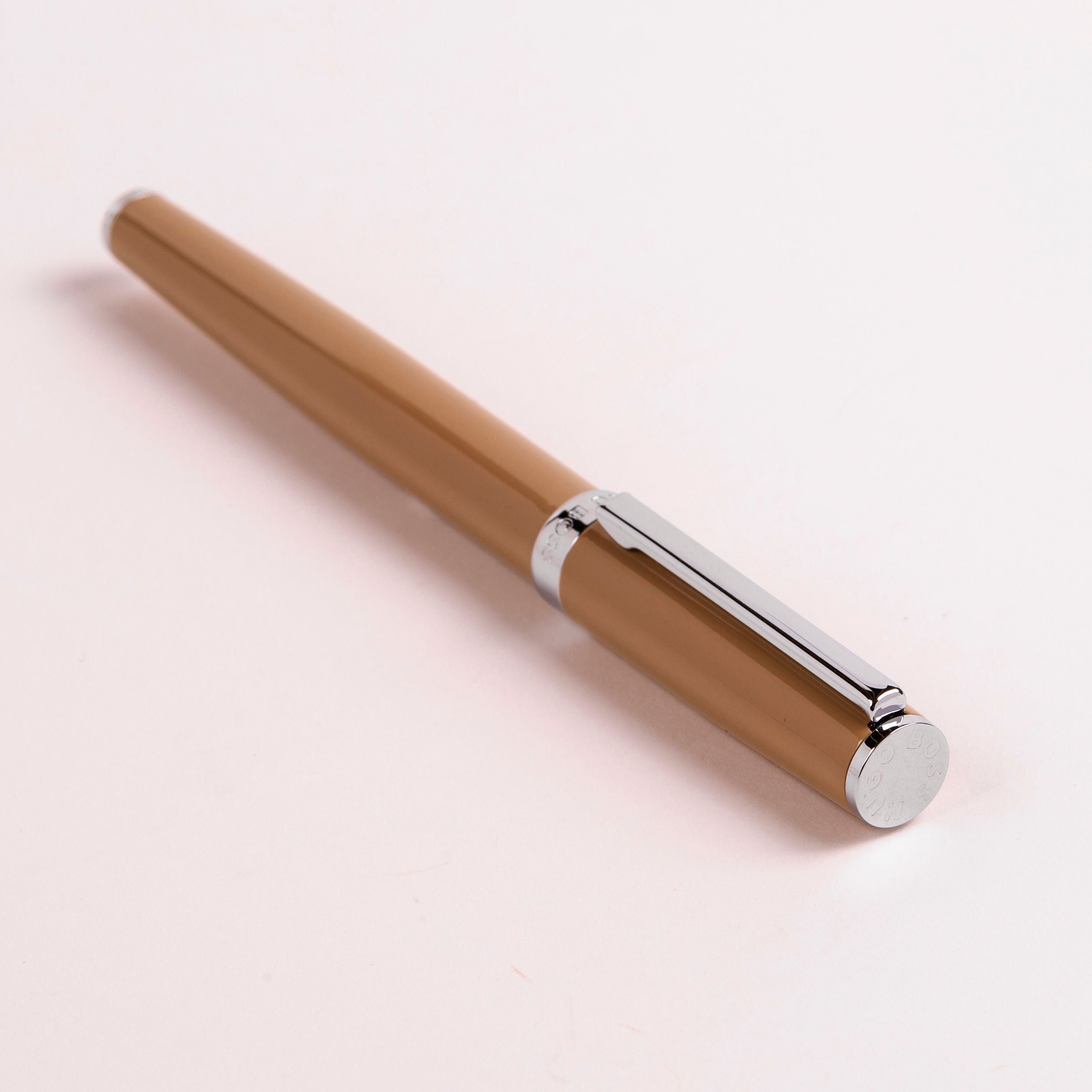 Hugo Boss Gear Icon Camel Rollerball Pen
