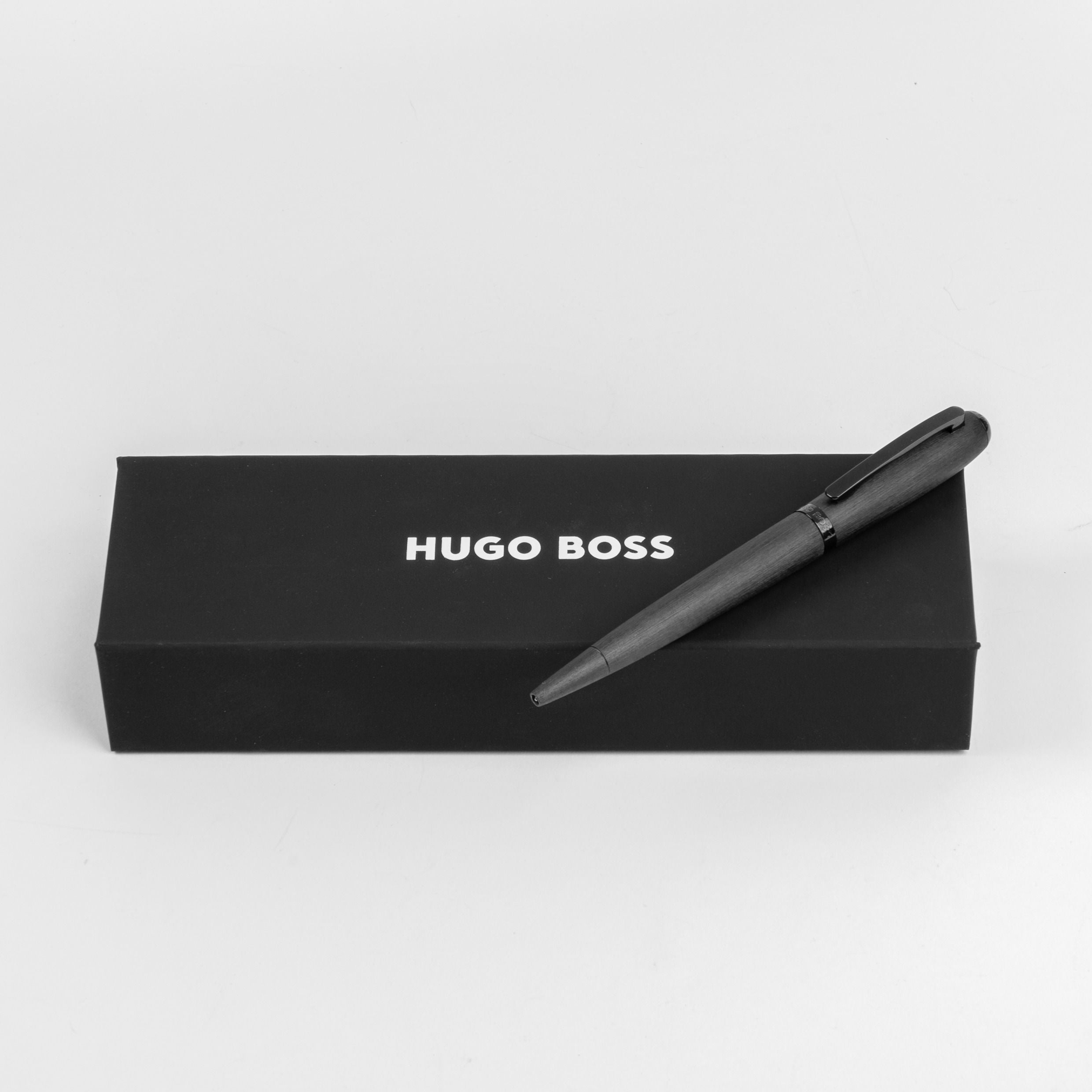 Contour Brushed Ballpoint Pen Black