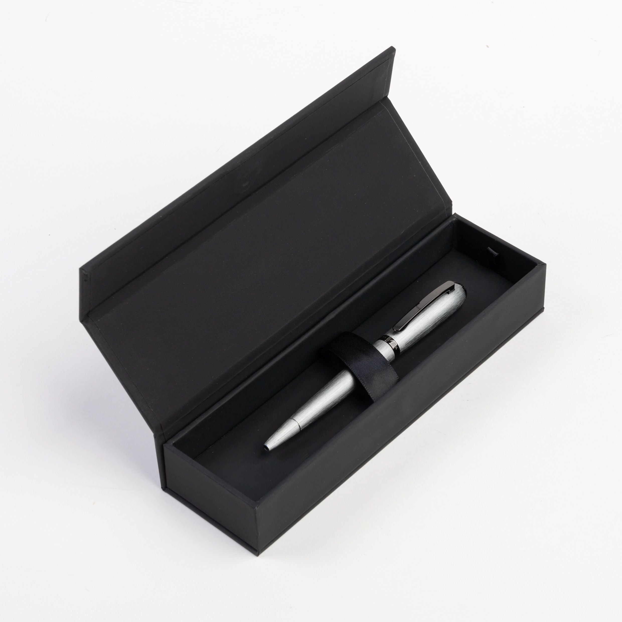 Hugo Boss Contour Brushed Ballpoint Pen Chrome