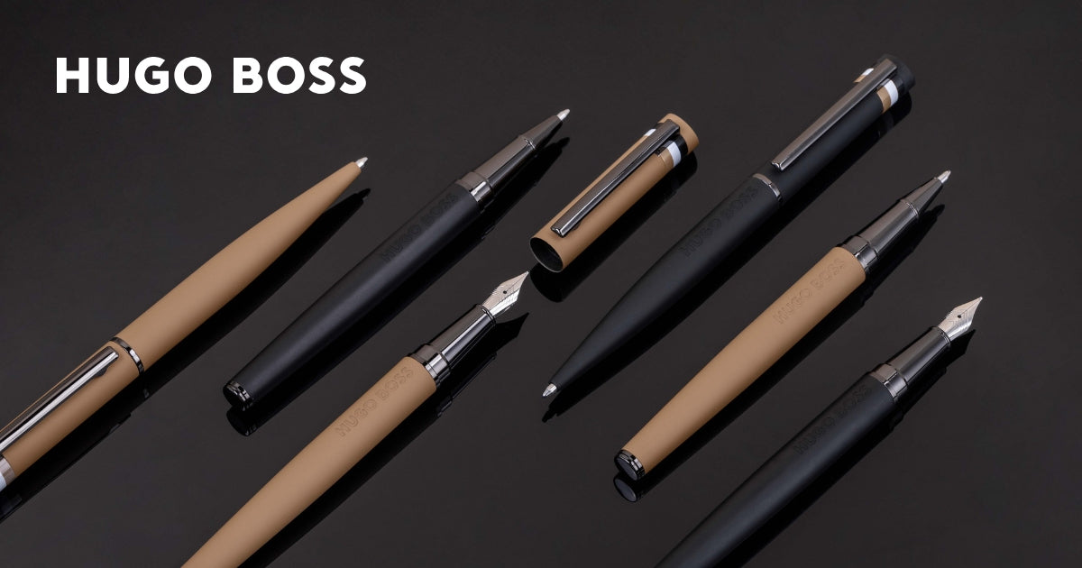 Hugo Boss Loop Iconic Rollerball Pen Camel