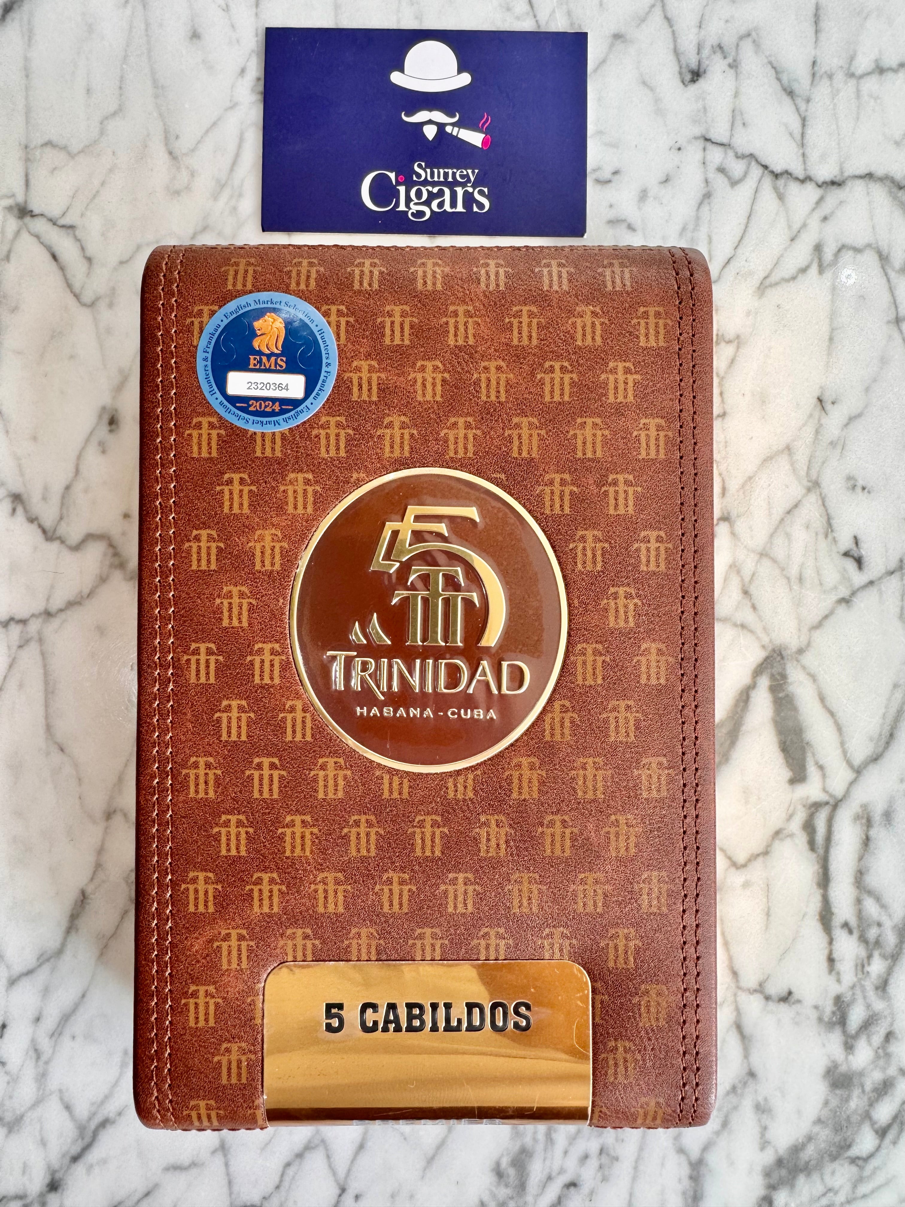 IN STOCK - NEW LIMITED EDITION - Trinidad Cabildos Limited Edition 2024 - Box of 5 Cigars - Numbered Travel Case. Very Exclusive