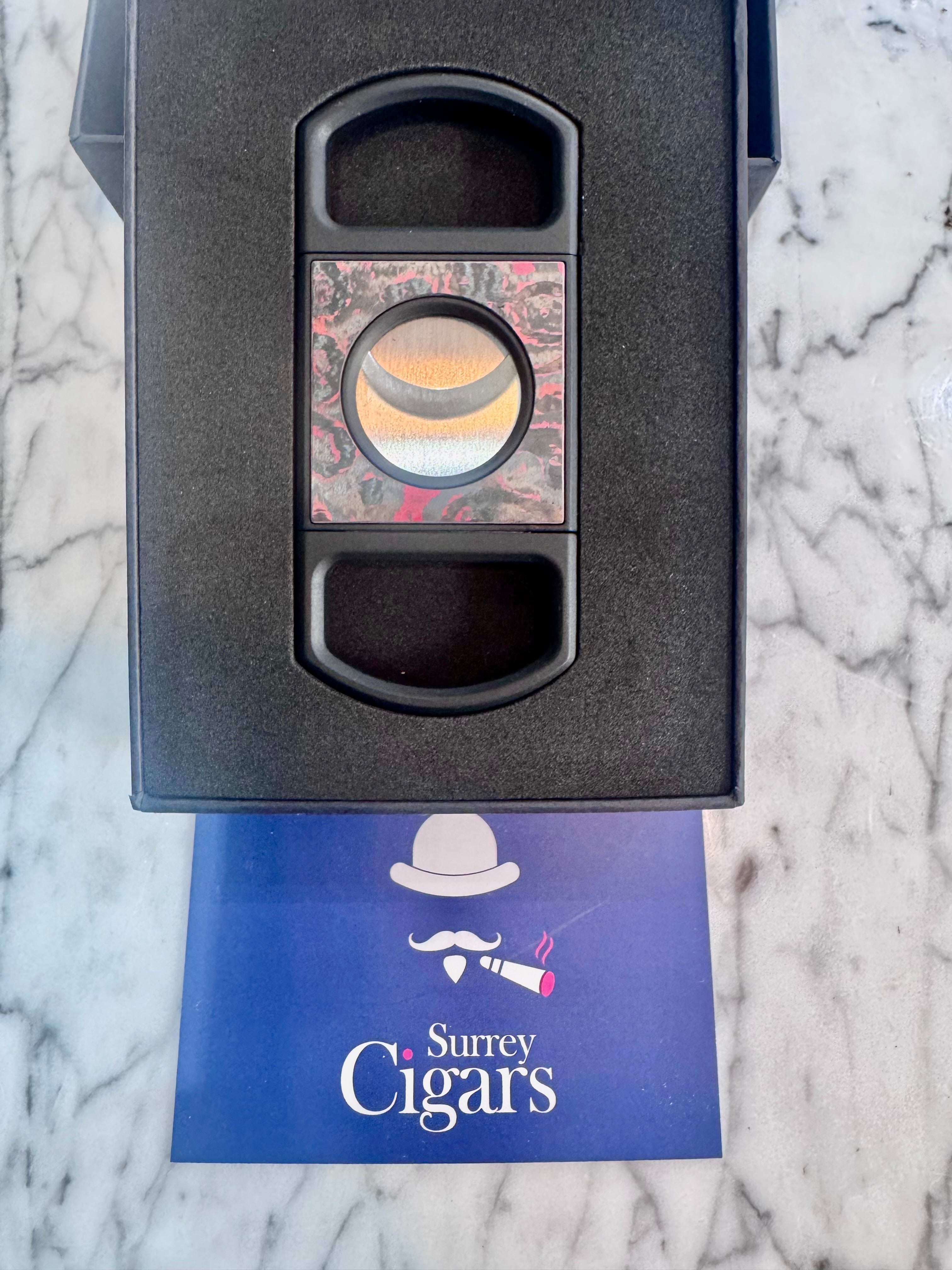 S.T. Dupont Carbon Cigar Cutter Fiery Lava, 003397FL