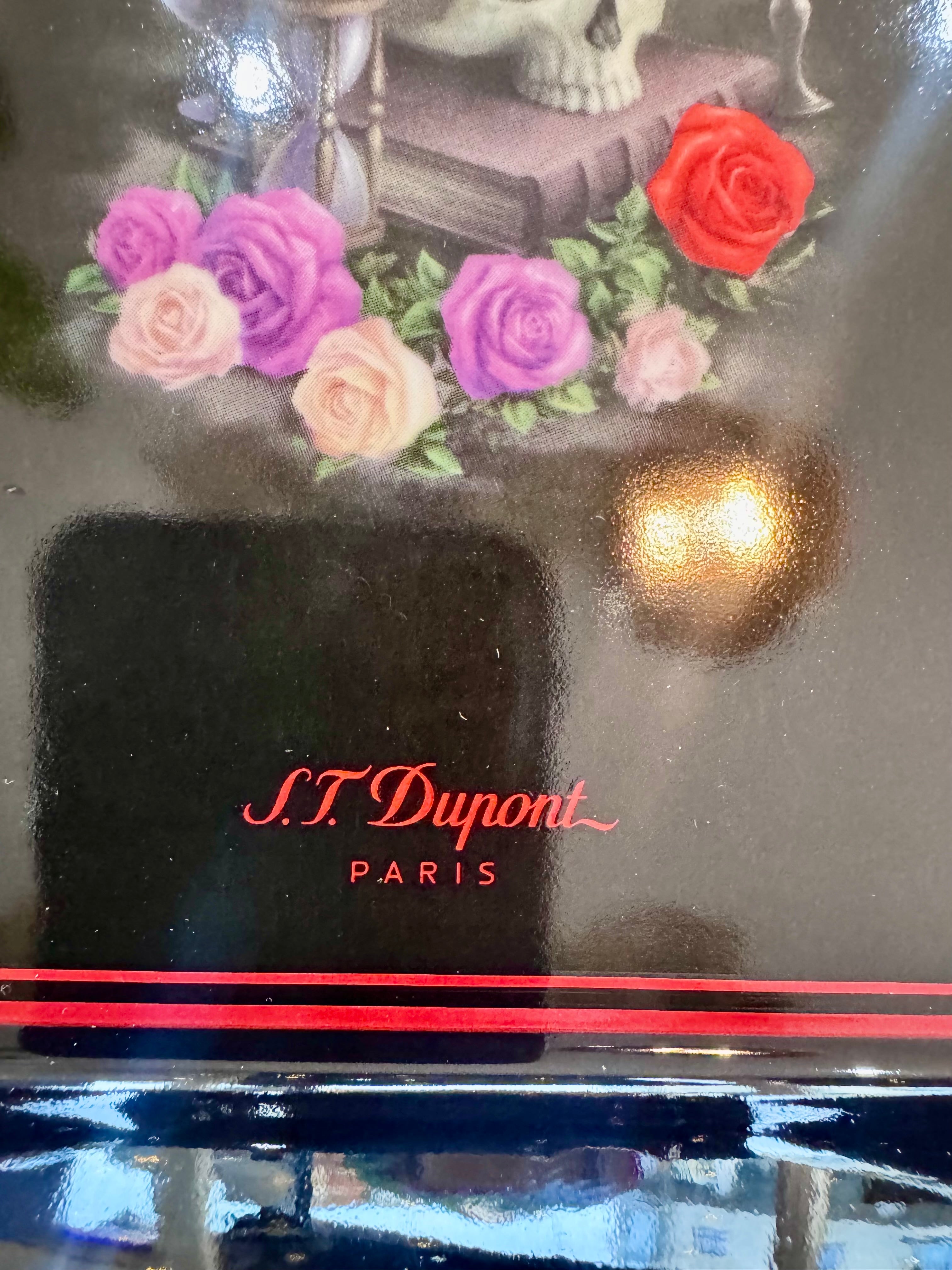 ST Dupont Cigar Ashtray Memento Mori black 006494