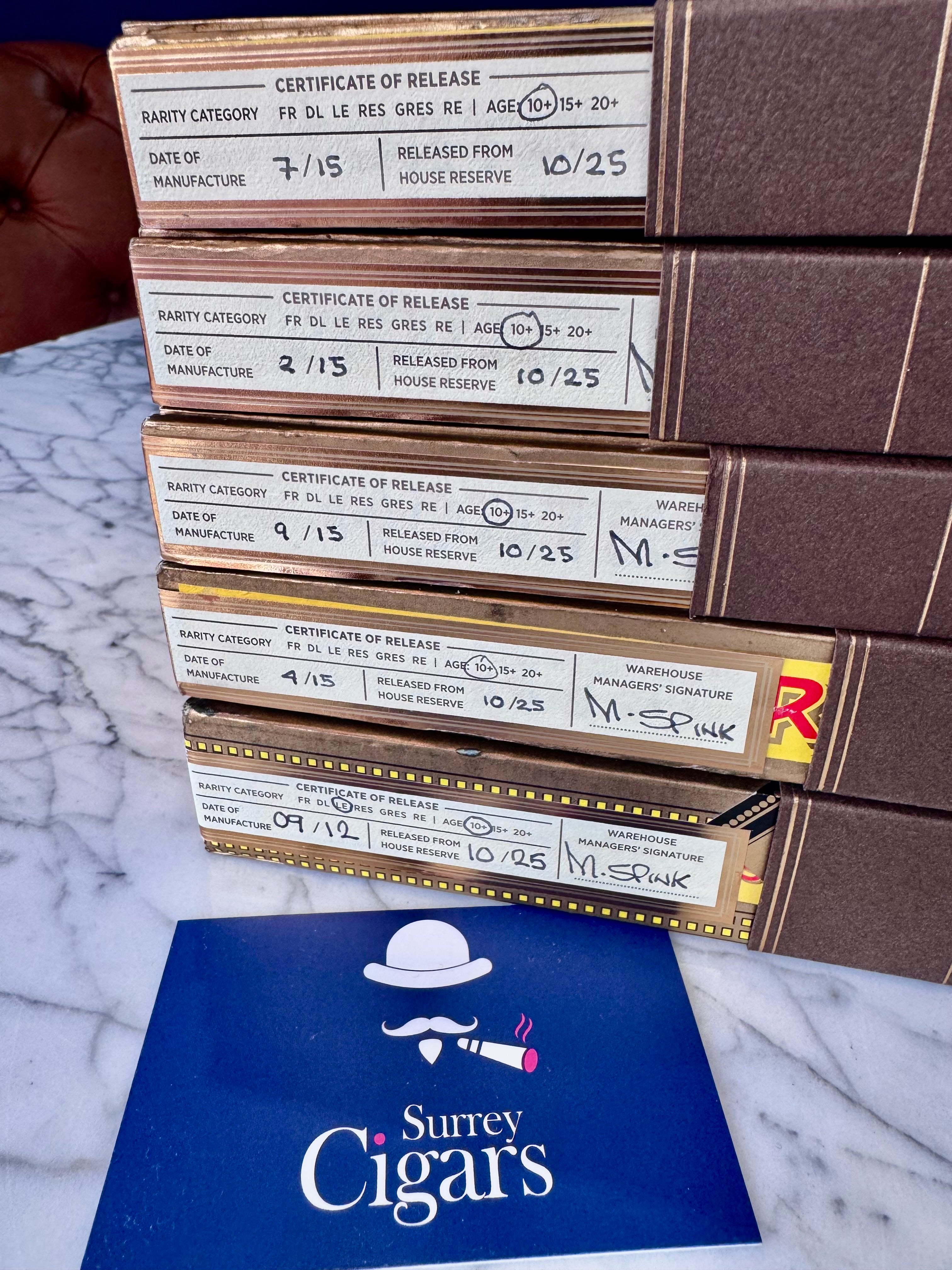 Montecristo 90th Anniversary Special Reserve Release by Hunters & Frankau 50 x Cigars Bundle. ONLY 2 AVAILABLE