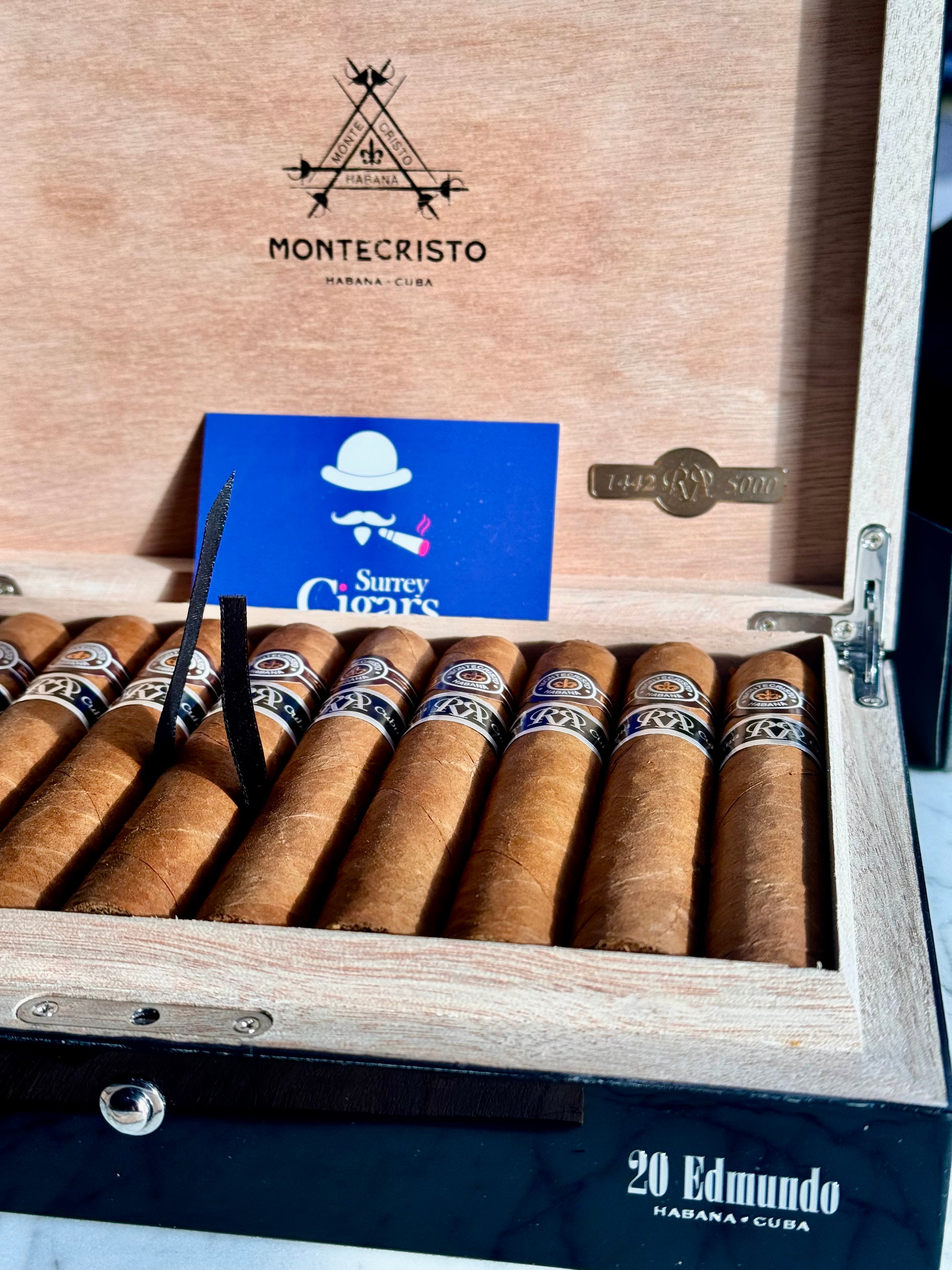 Montecristo Edmundo Reserva Cosecha 2018. LIMITED EDITION - ONLY 5,000 BOXES AVAILABLE WORLDWIDE!