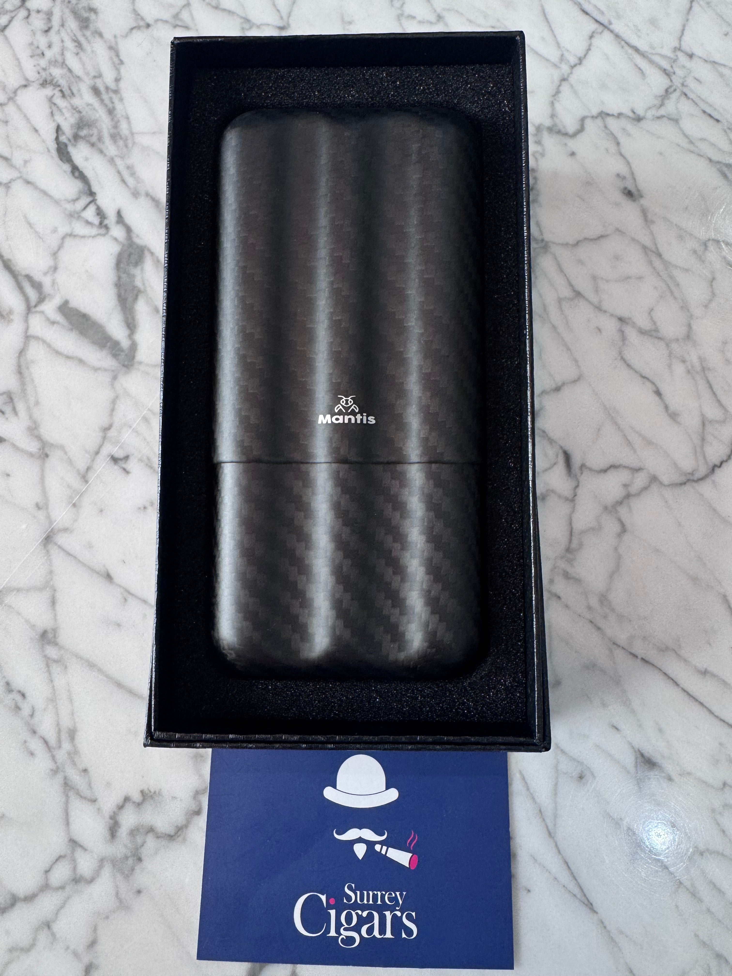 Mantis - TrueCarbon 3K Real Forged Carbon Fiber Cigar Case - Matte OR Glossy Finish