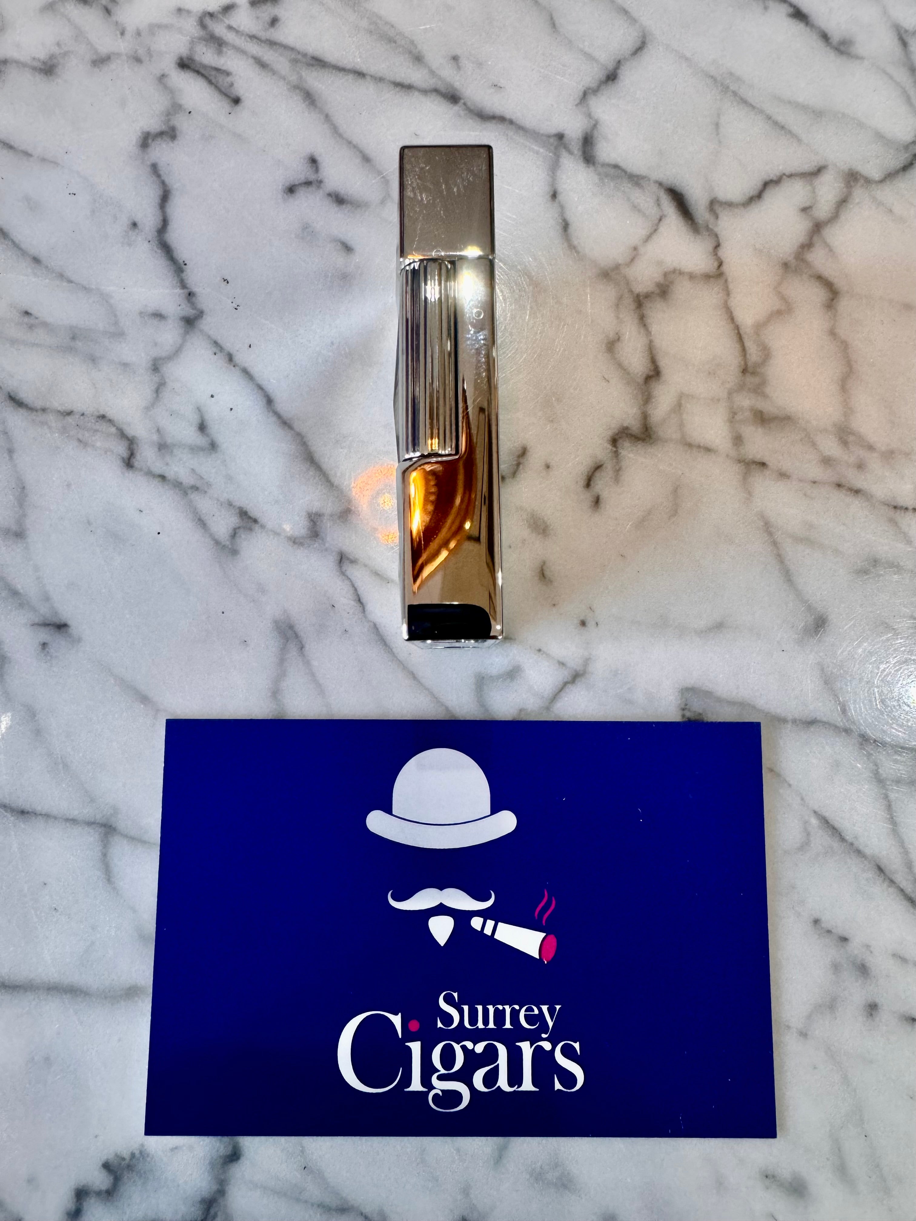 S.T. Dupont Ligne 2 Lighter Small Fire X Silver- C18610