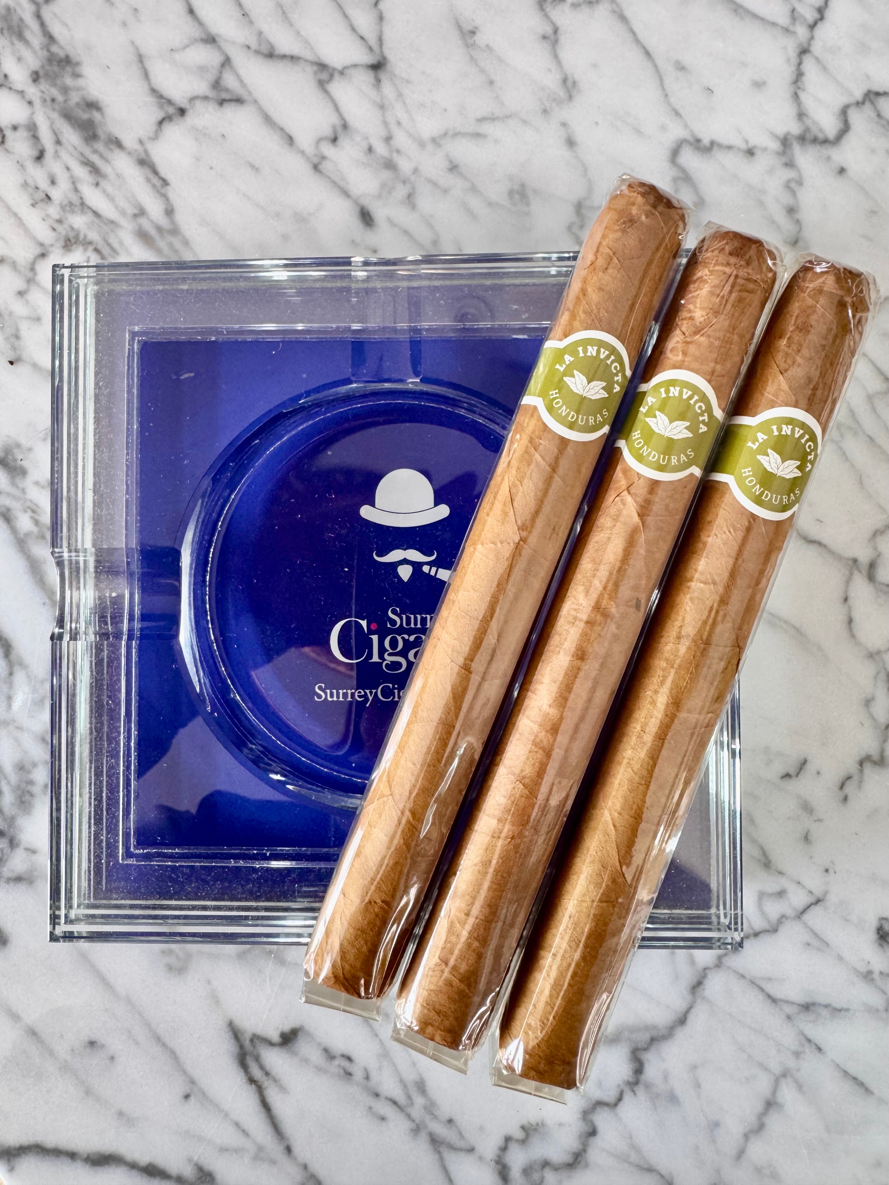 La Invicta Honduran Churchill pack of 3 Tubed Cigars