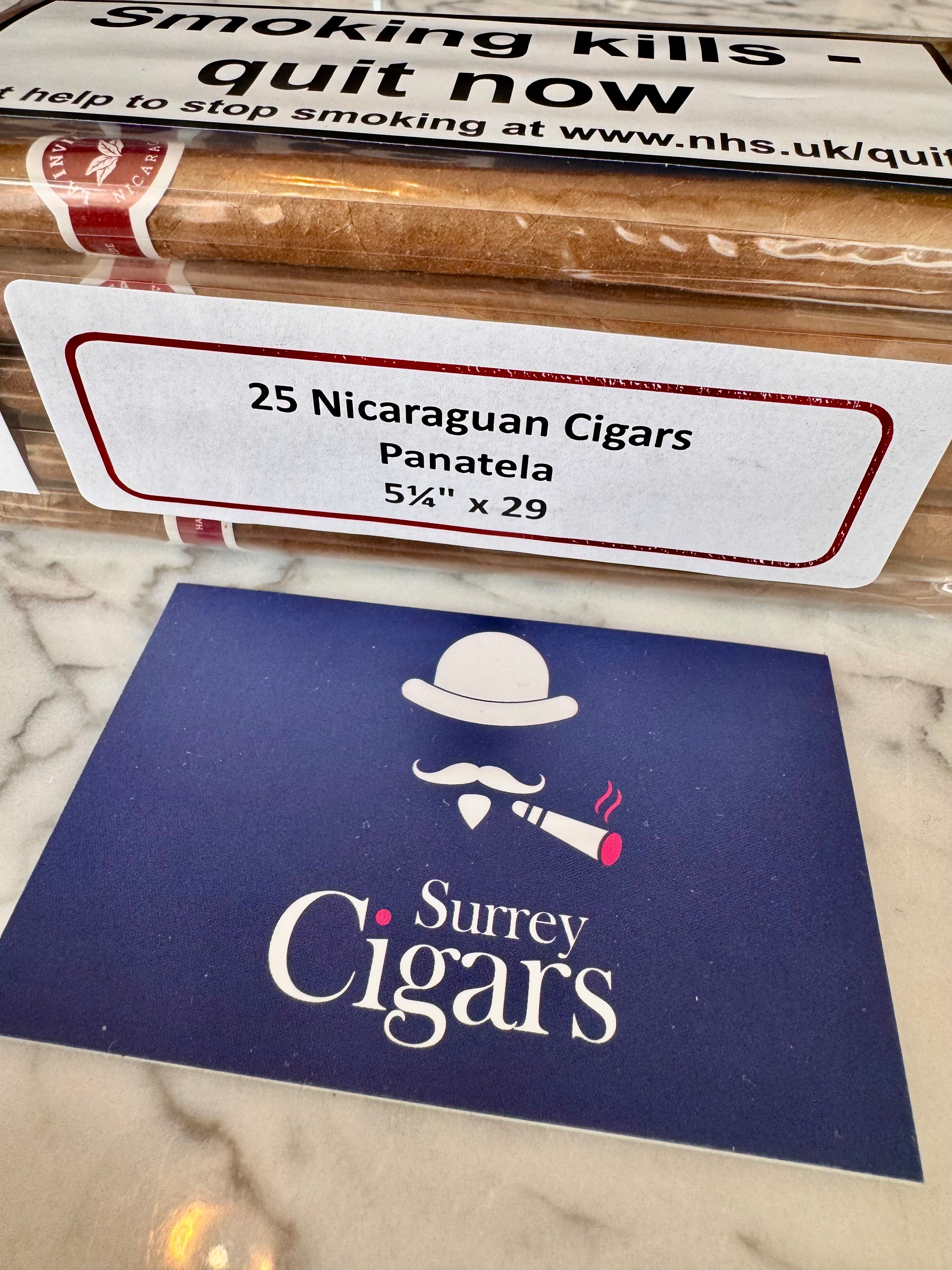 La Invicta Nicaragua Panatela pack of 25 Cigars