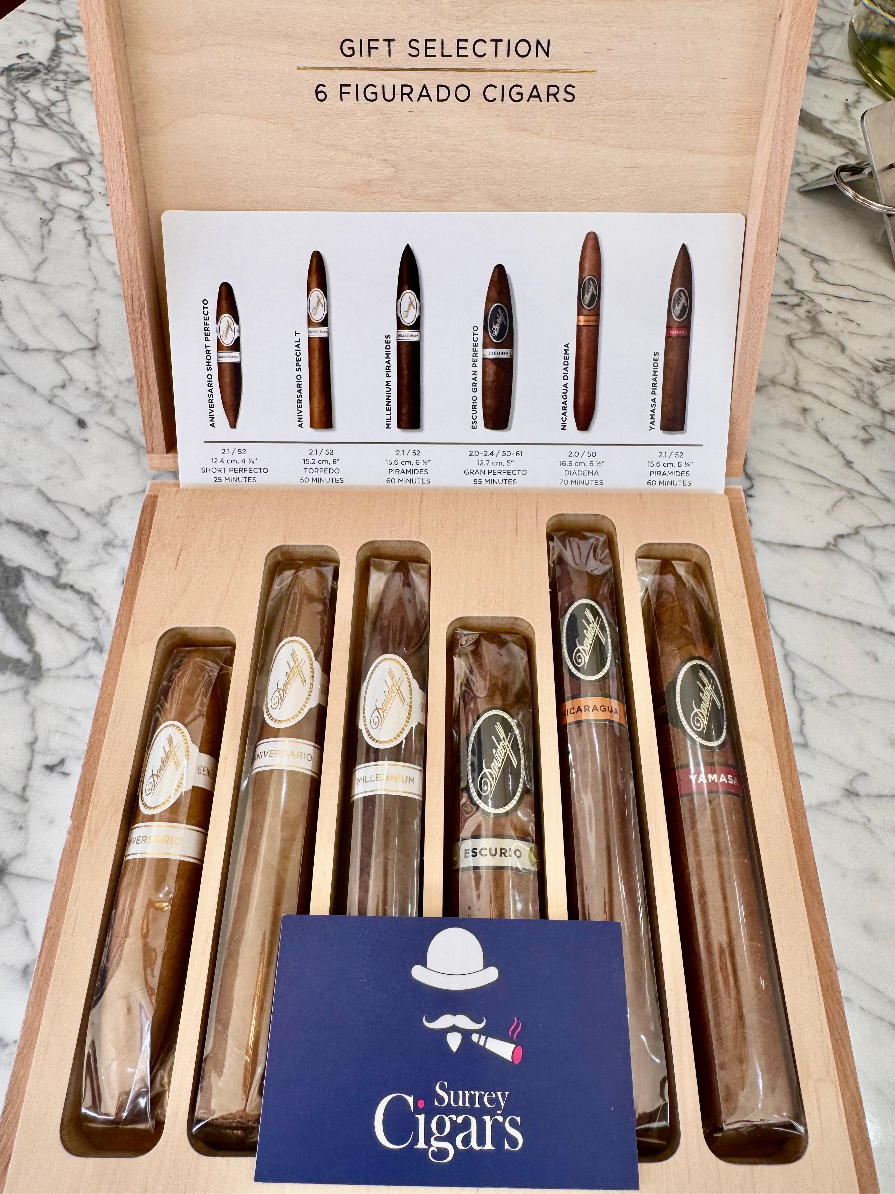 Davidoff Gift Selection – 6 Figurado Cigars
