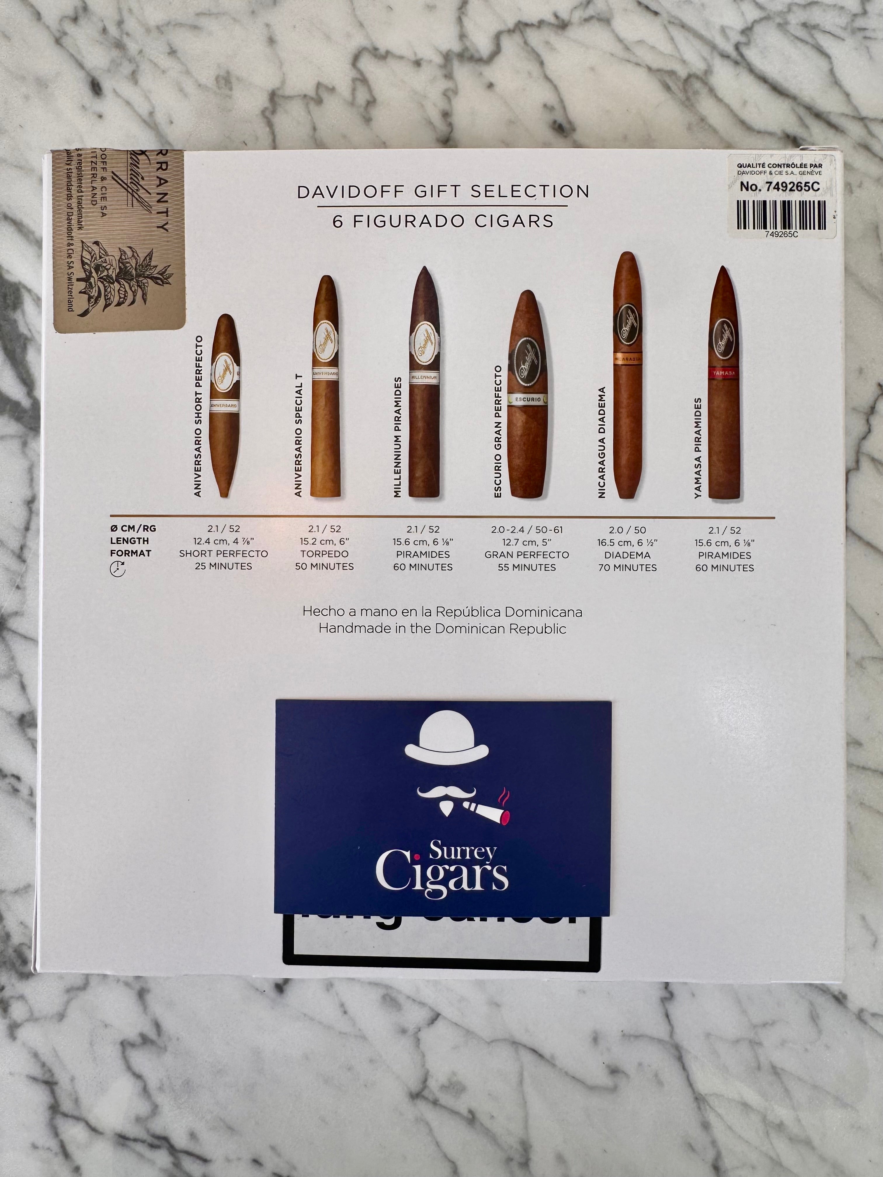 Davidoff Gift Selection – 6 Figurado Cigars