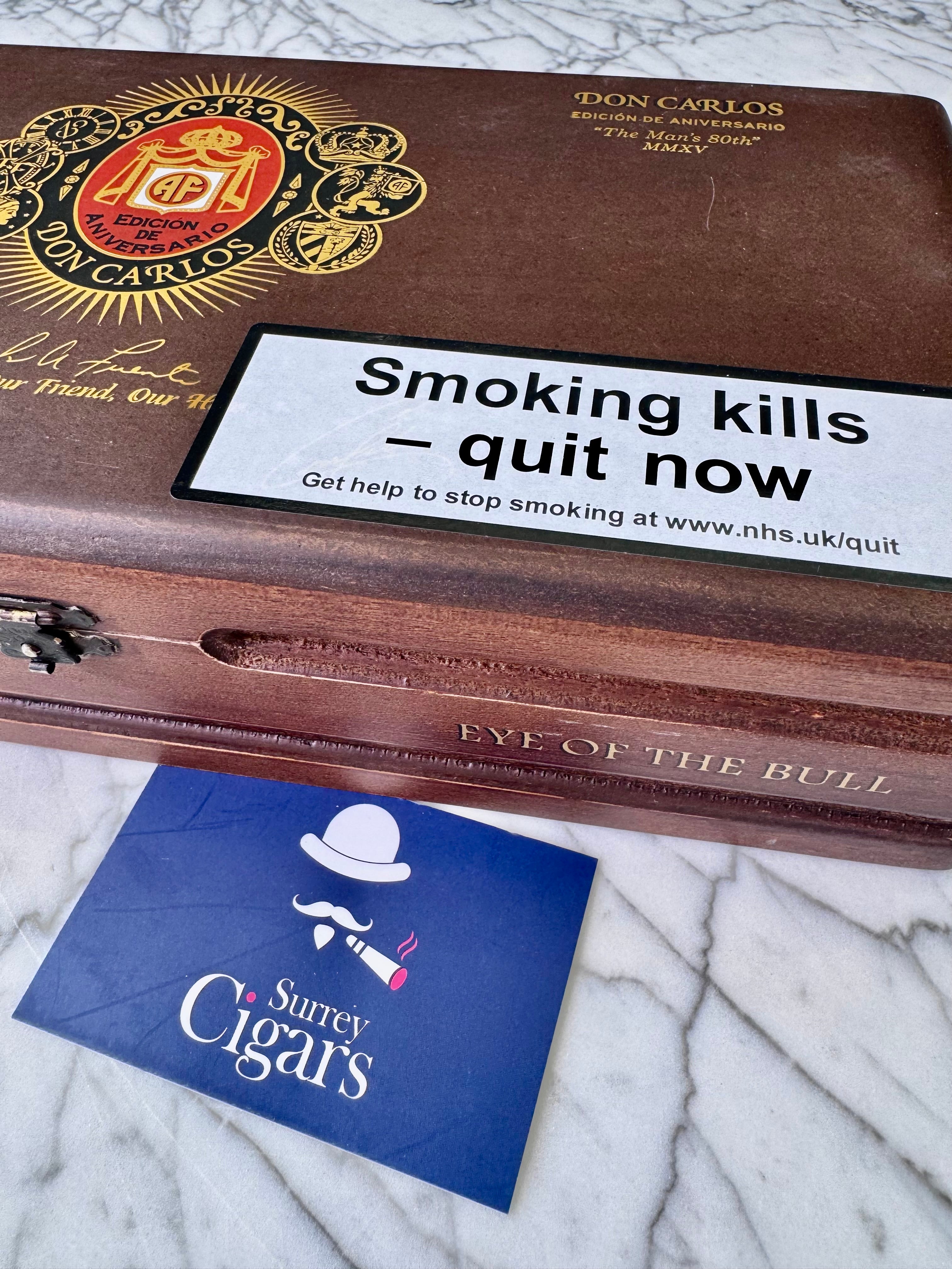 Arturo Fuente - Don Carlos Edicion De Aniversario "The Man's 80th" Eye of the Bull