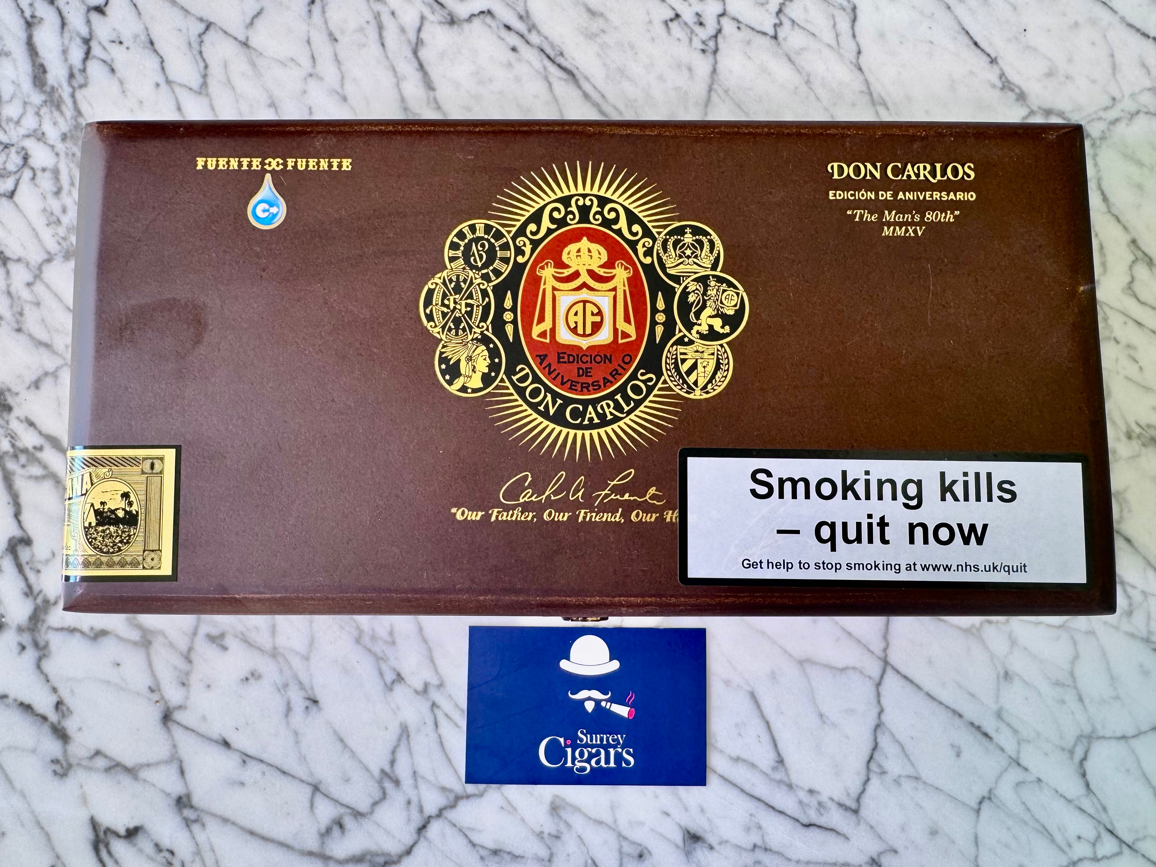 Arturo Fuente - Don Carlos Edicion De Aniversario "The Man's 80th" Eye of the Bull