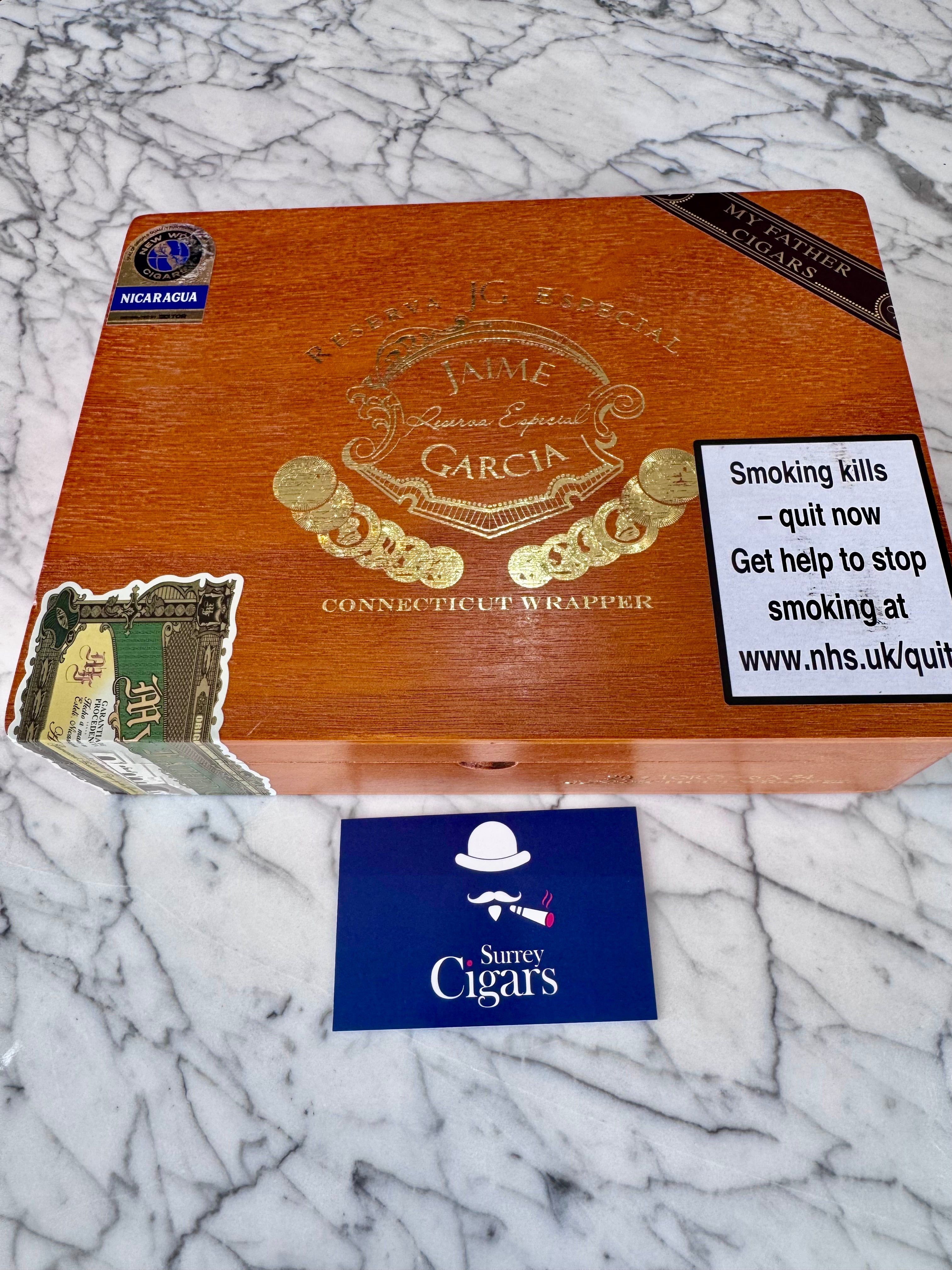 My Father Jaime Garcia Reserva Especial Connecticut Toro