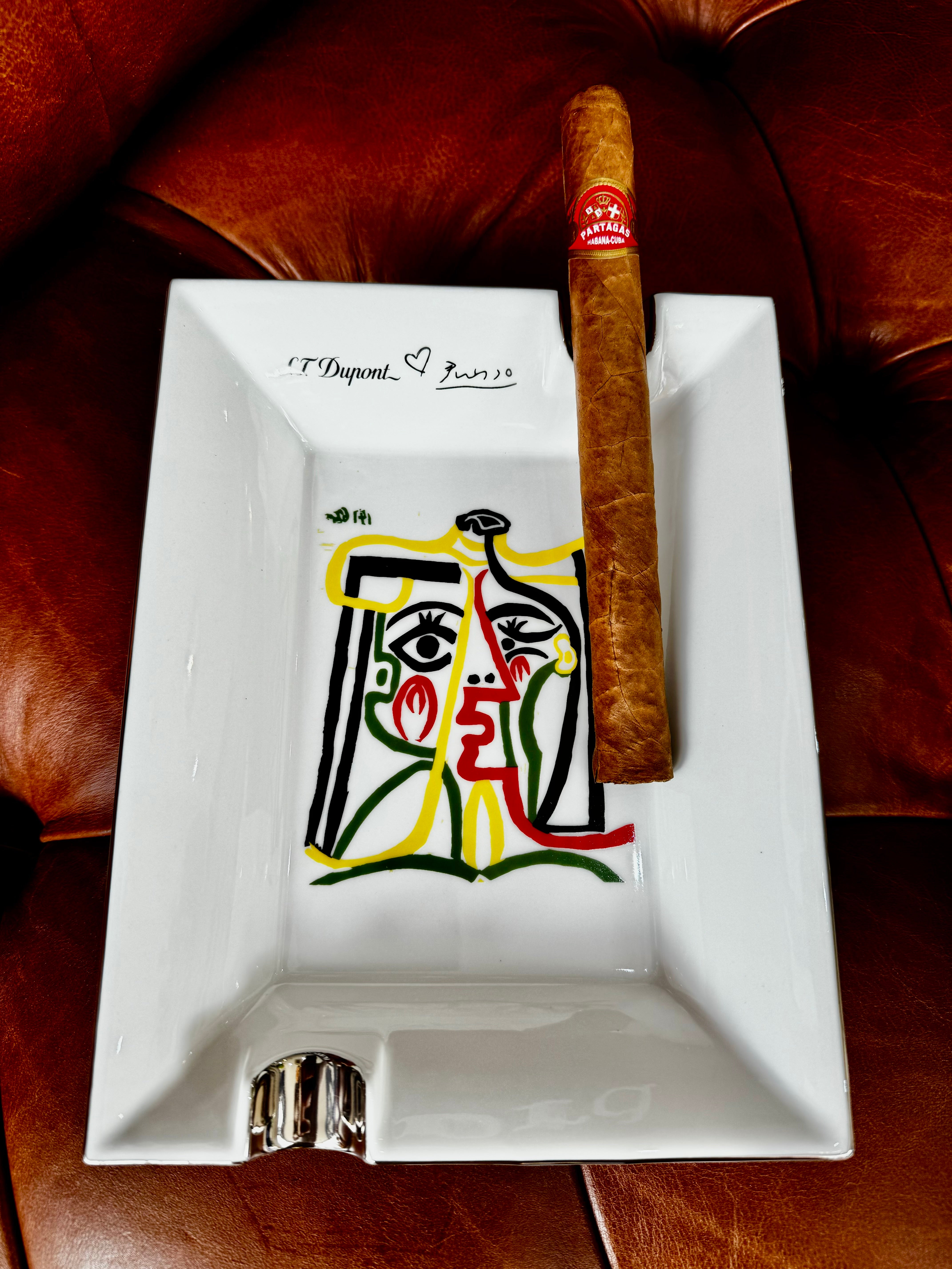 S.T. Dupont Limited Edition Picasso "Portrait of Jacqueline with Straw Hat" Ashtray