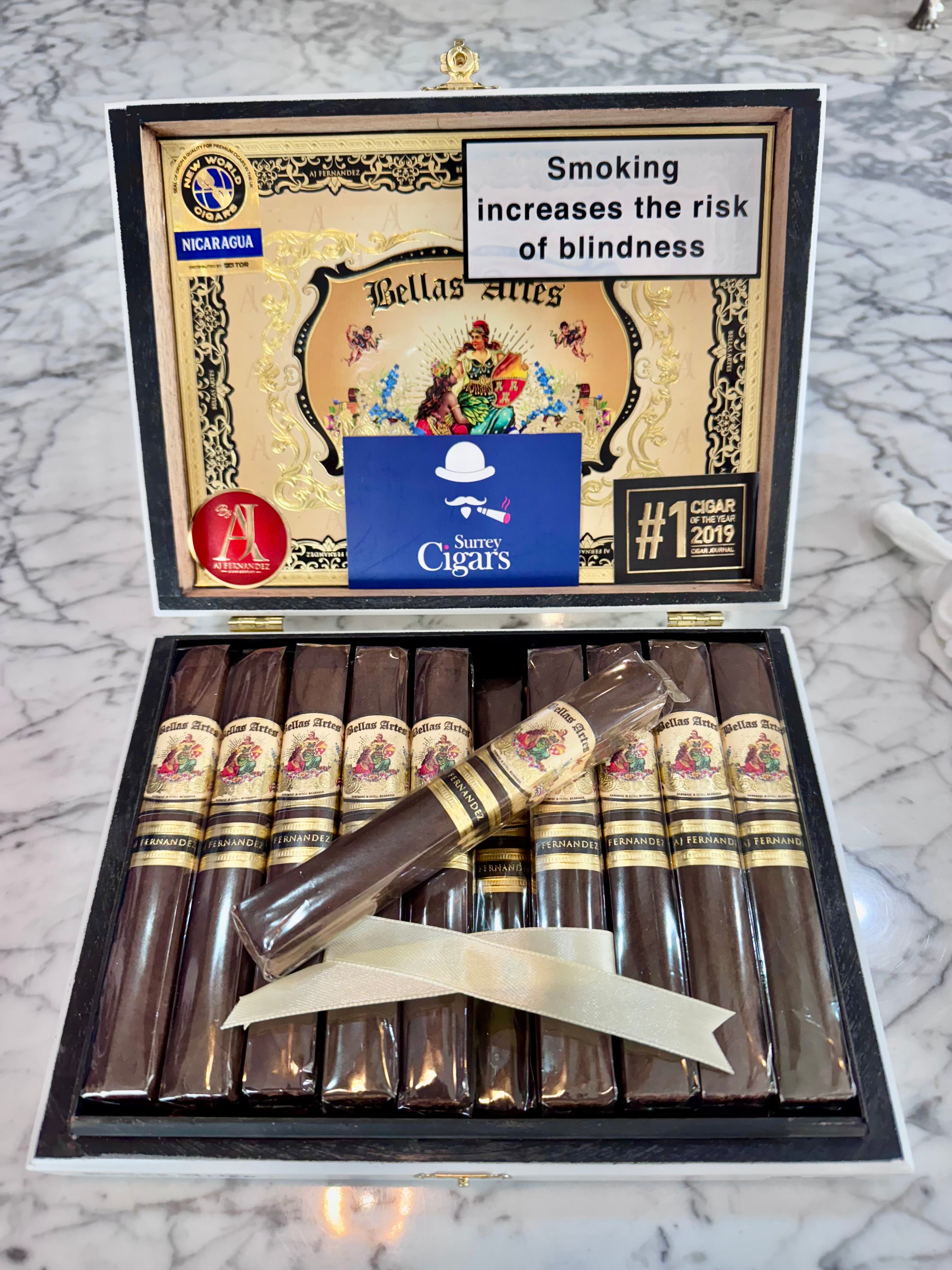 AJ Fernandez Bellas Artes Maduro Robusto NEW #1 CIGAR OF THE YEAR 2019