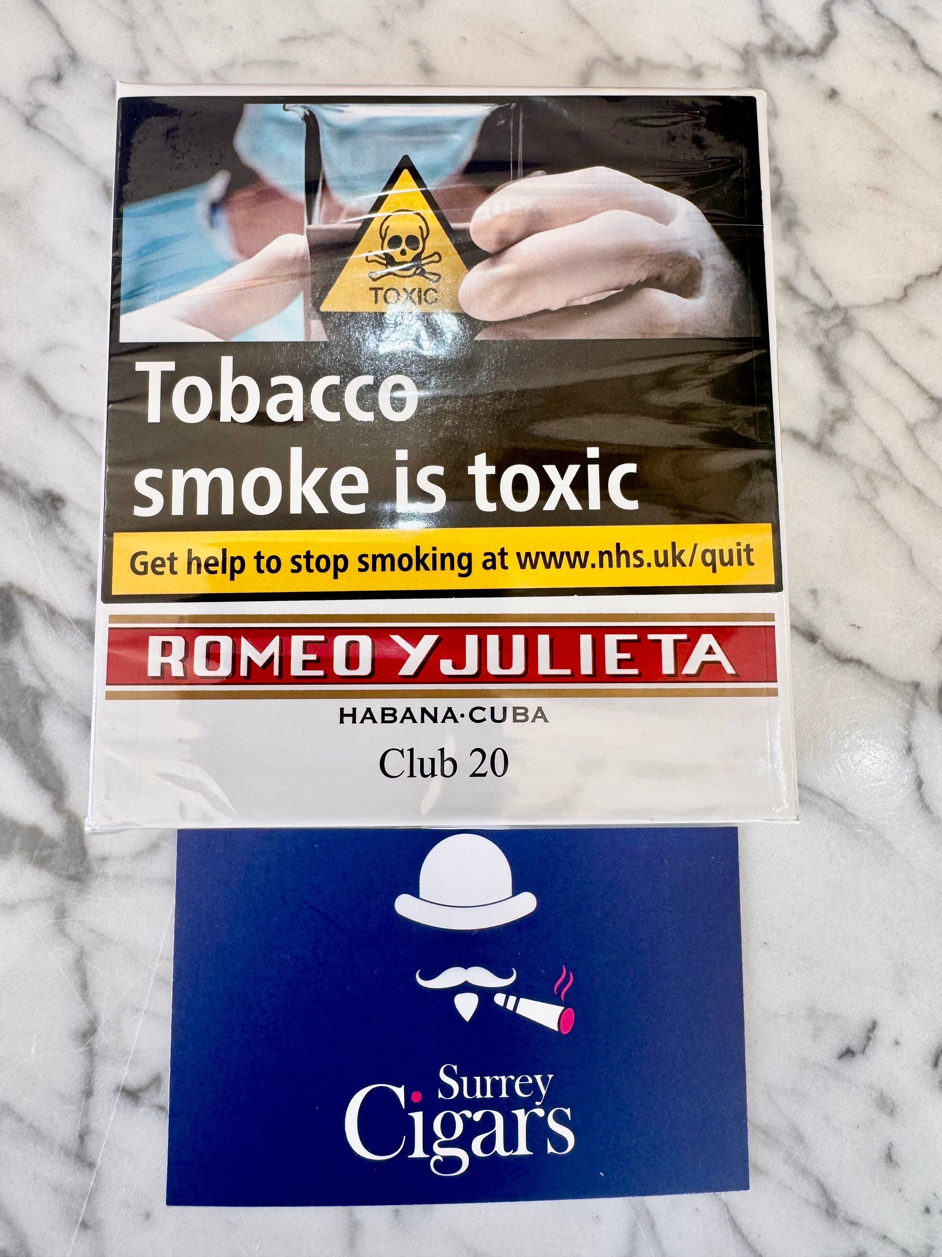 Romeo y Julieta Club 20 Cigarillos