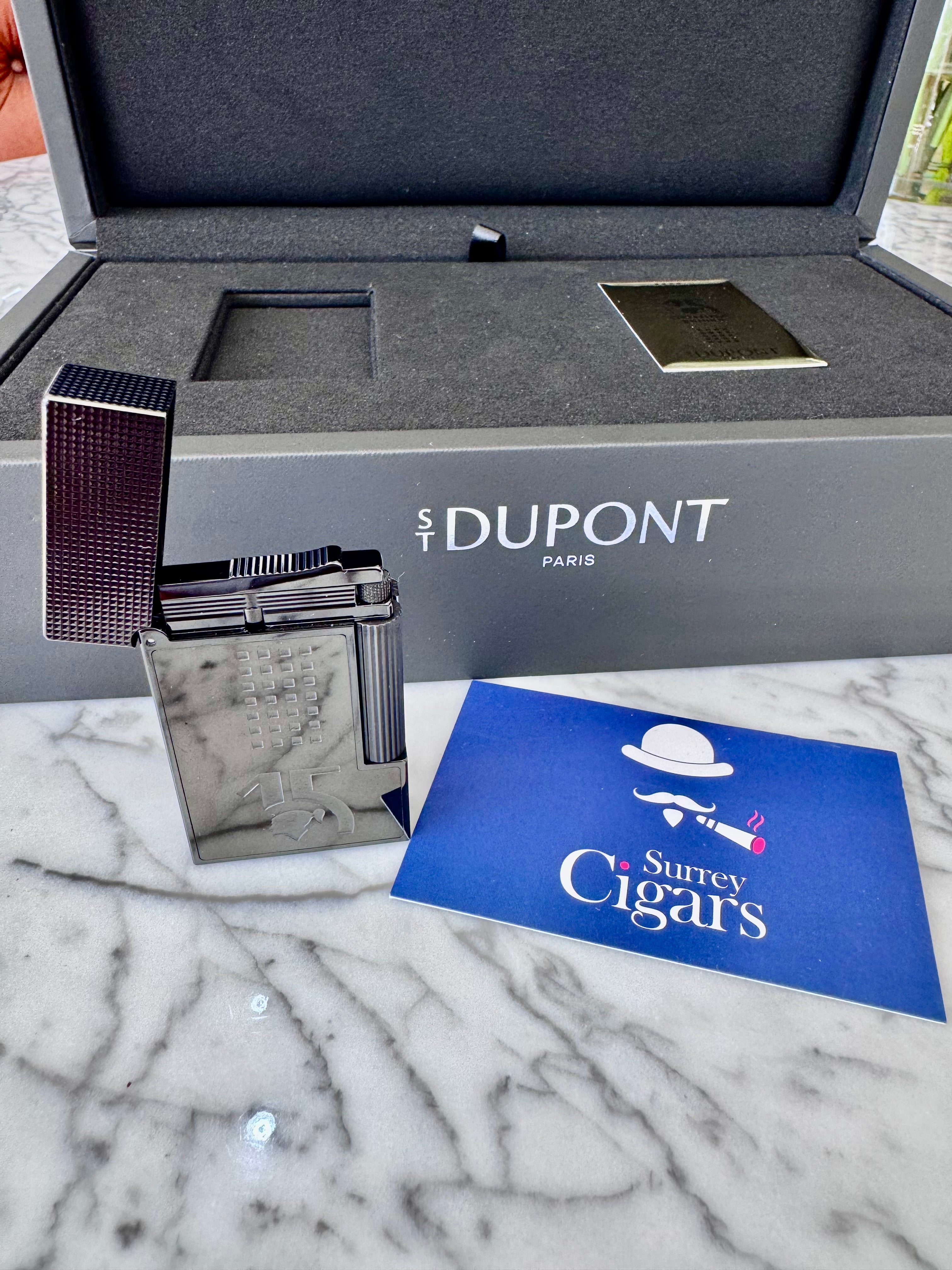 S.T. Dupont Ligne 2 Cohiba Behike Double Flame, Lacquered Lighter Cohiba Behike Black C16003cl