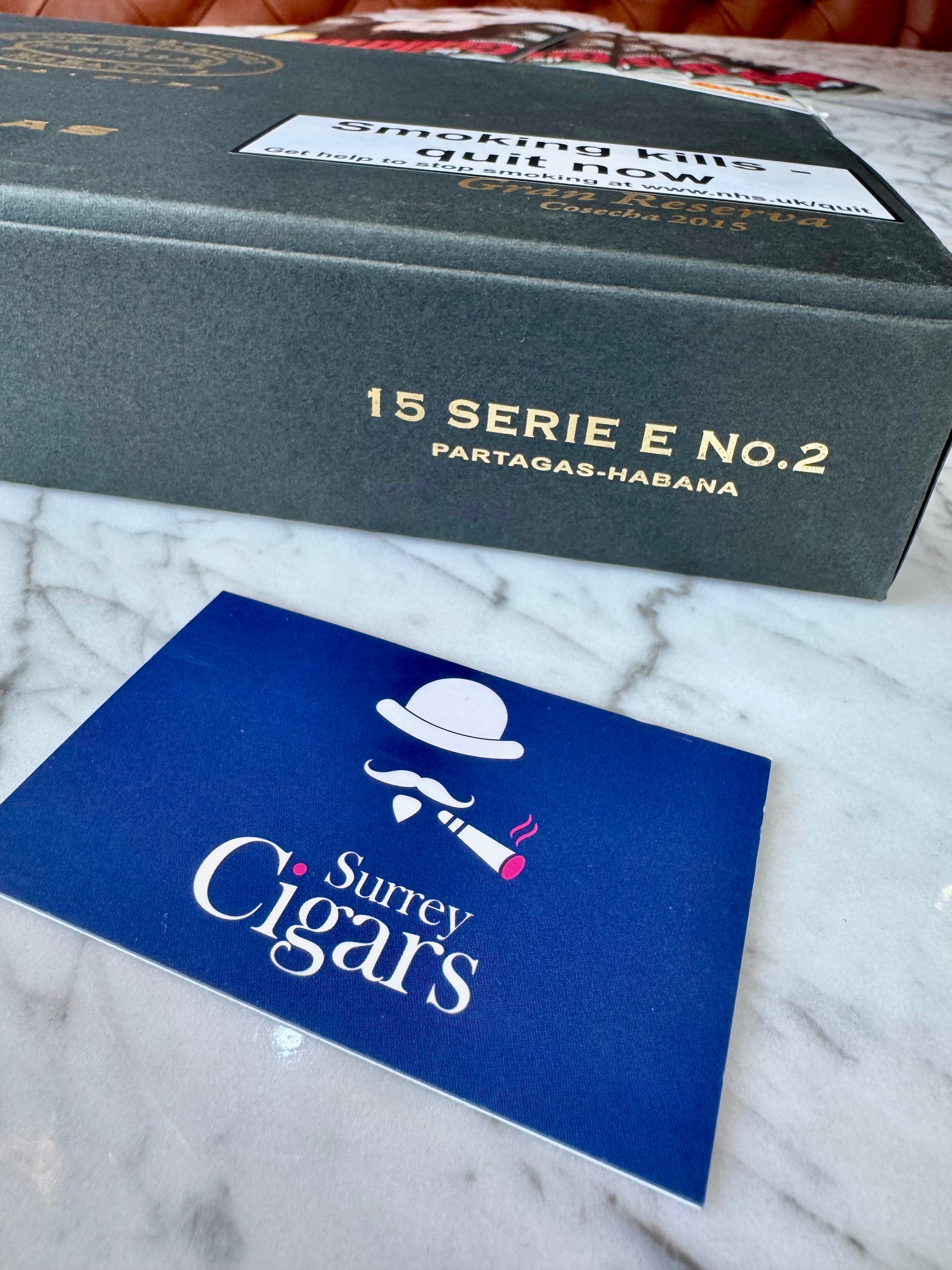 Partagas Serie E No.2 Gran Reserva Cosecha 2015 Cigar – Box of 15 (No. 4883 / 5000) IN STOCK