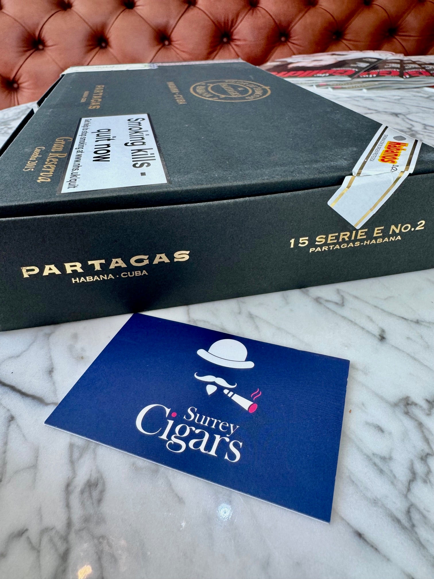 Partagas Serie E No.2 Gran Reserva Cosecha 2015 Cigar – Box of 15 (No. 4883 / 5000) IN STOCK