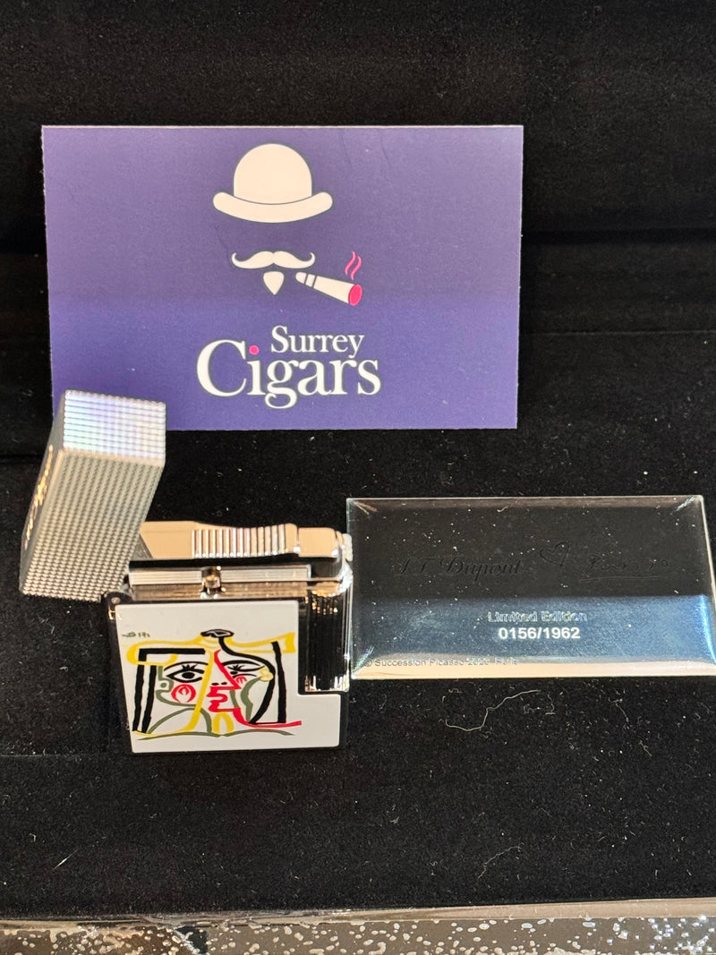 S.T. Dupont Ligne-2 Picasso "Portrait of Jacqueline with Straw Hat" Limited Edition Lighter (No. 0156/1962)