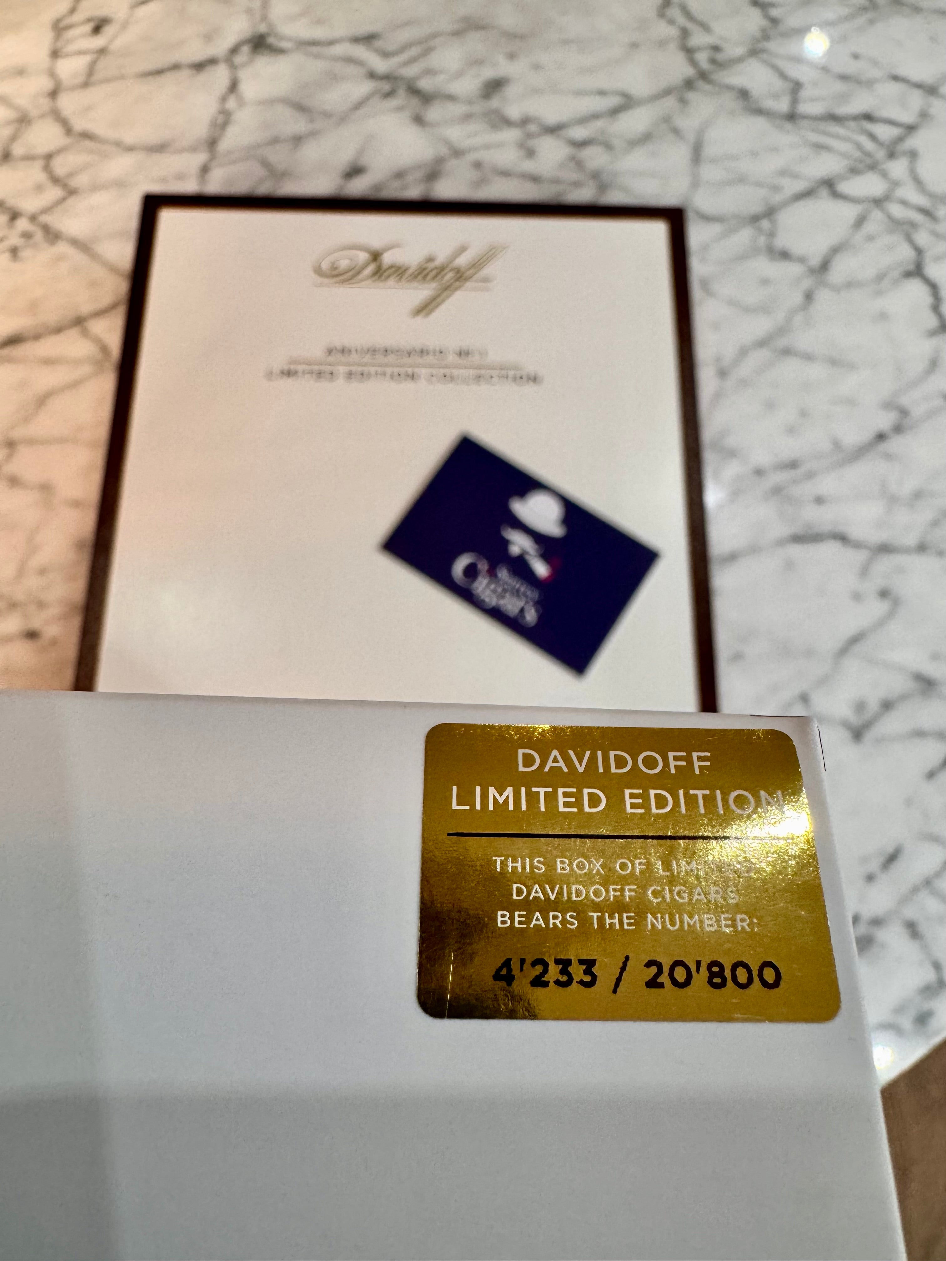 Davidoff Aniversario No. 1 2023 Limited Edition Collection No. 4,233 / 20,800