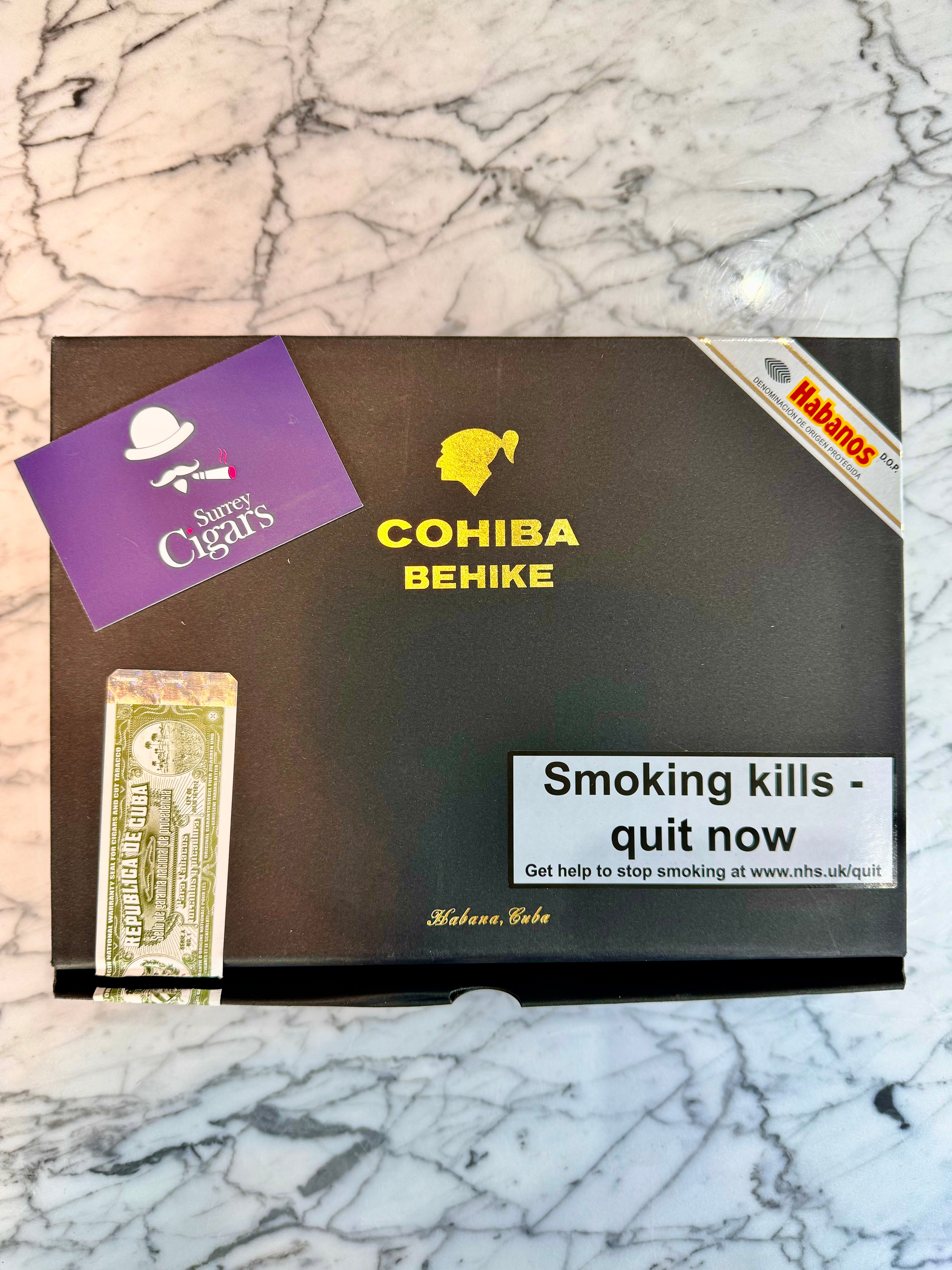 Cohiba Behike BHK 54 Box of 10 Limited Production EMS NOW IN STOCK