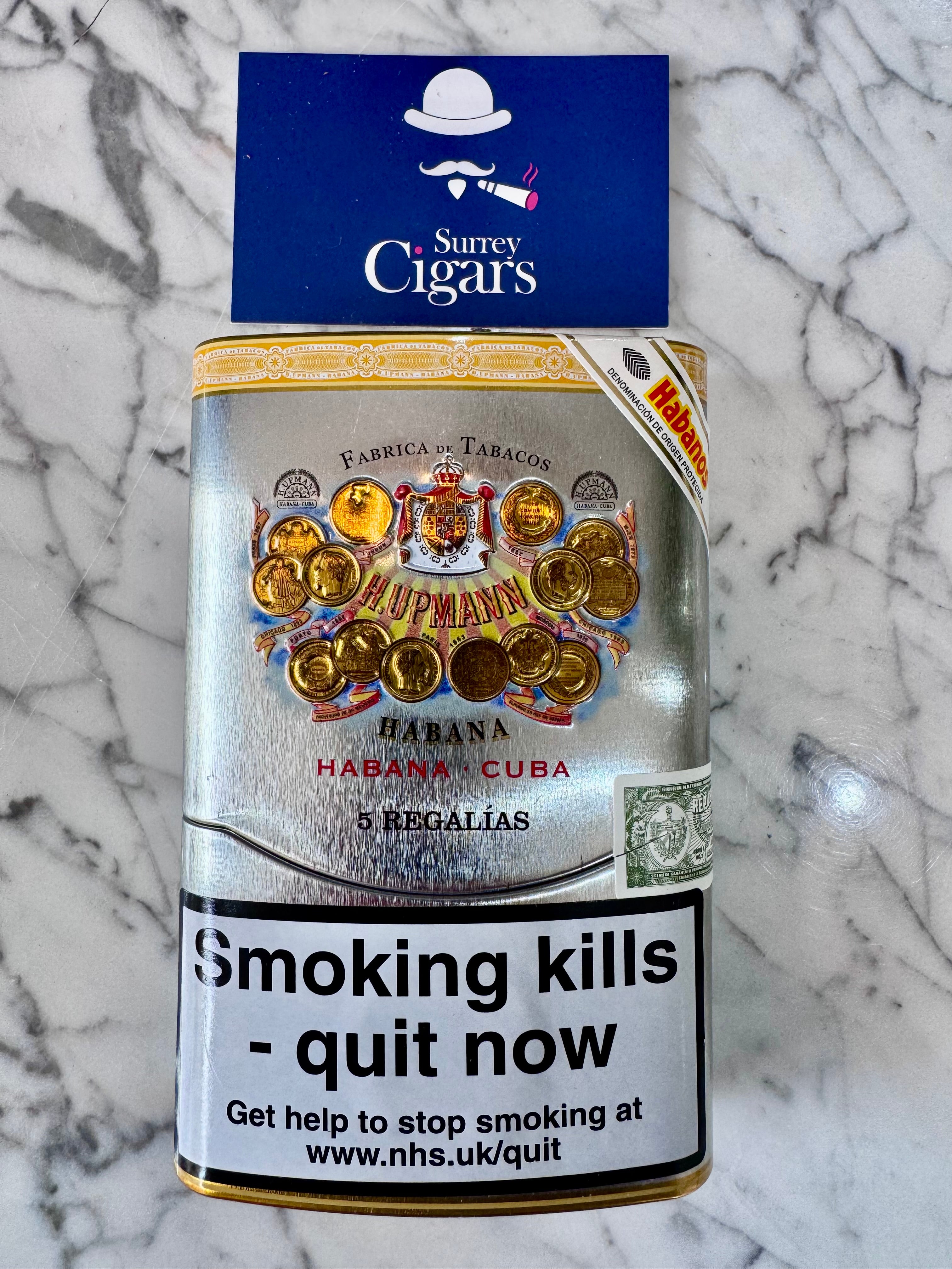 H. Upmann Regalia Tin of 5 Cigars