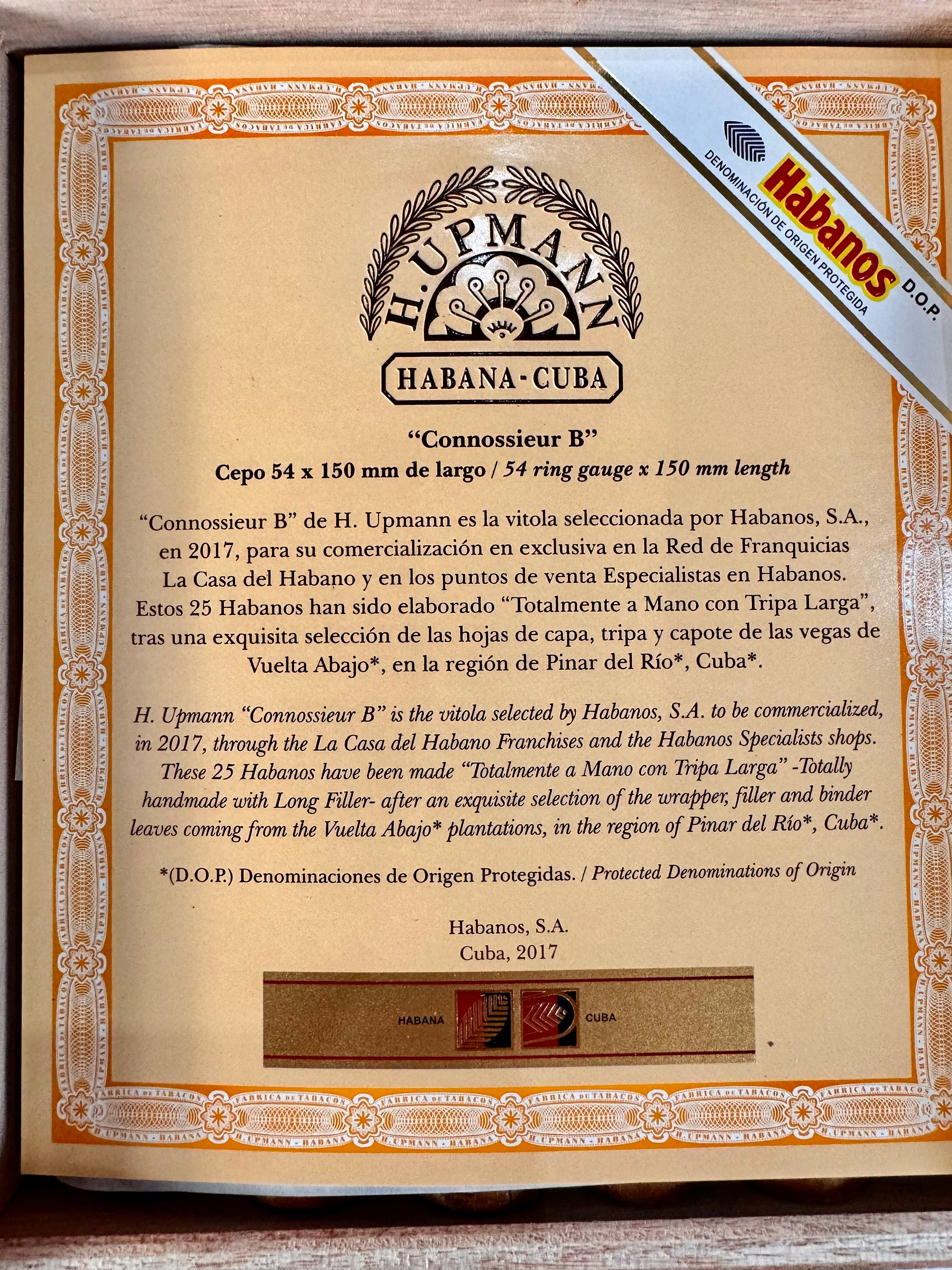 H. Upmann Connoisseur B