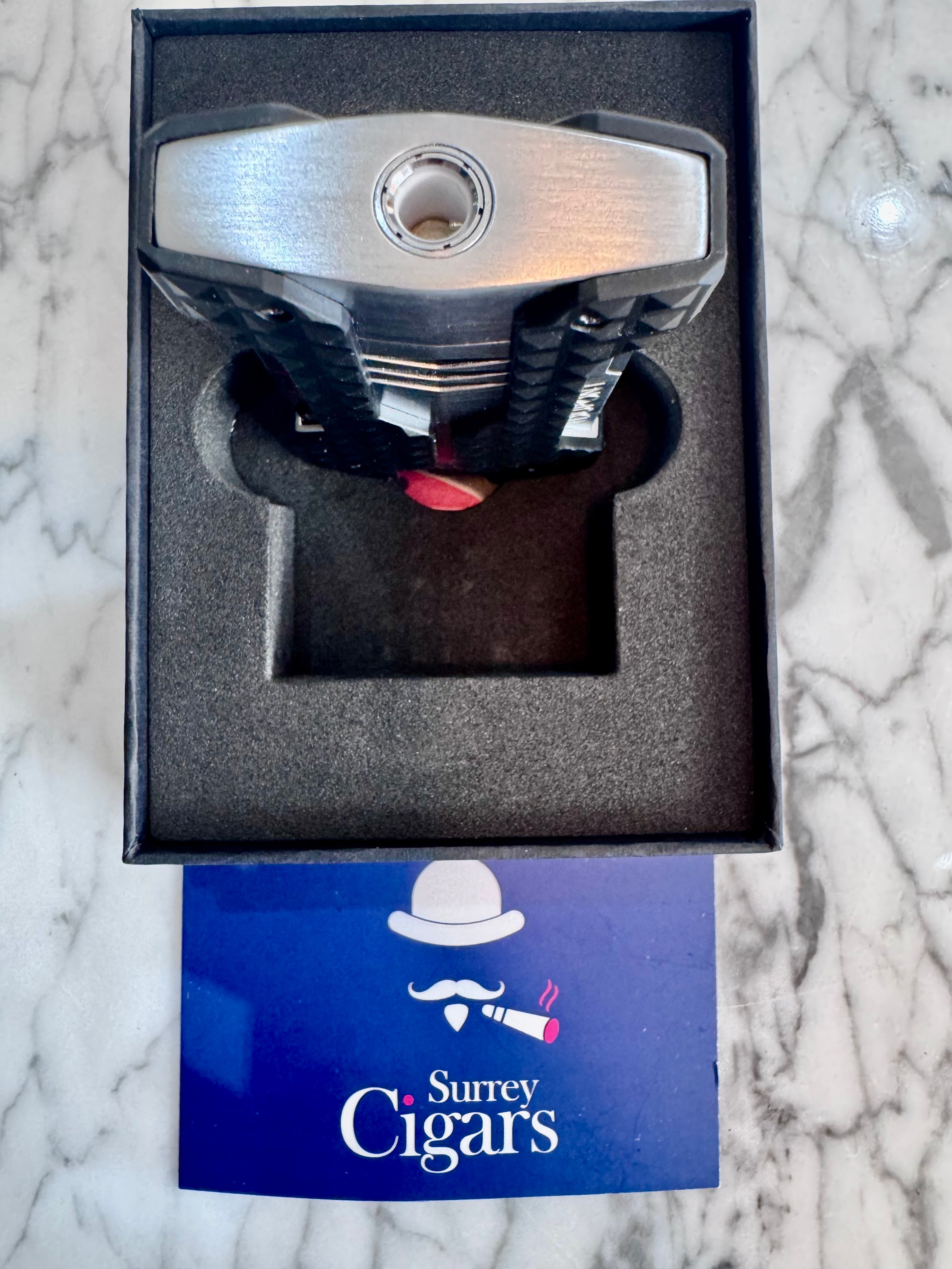 S.T. Dupont Windproof Soft Flame Brushed lighter Silver W21324