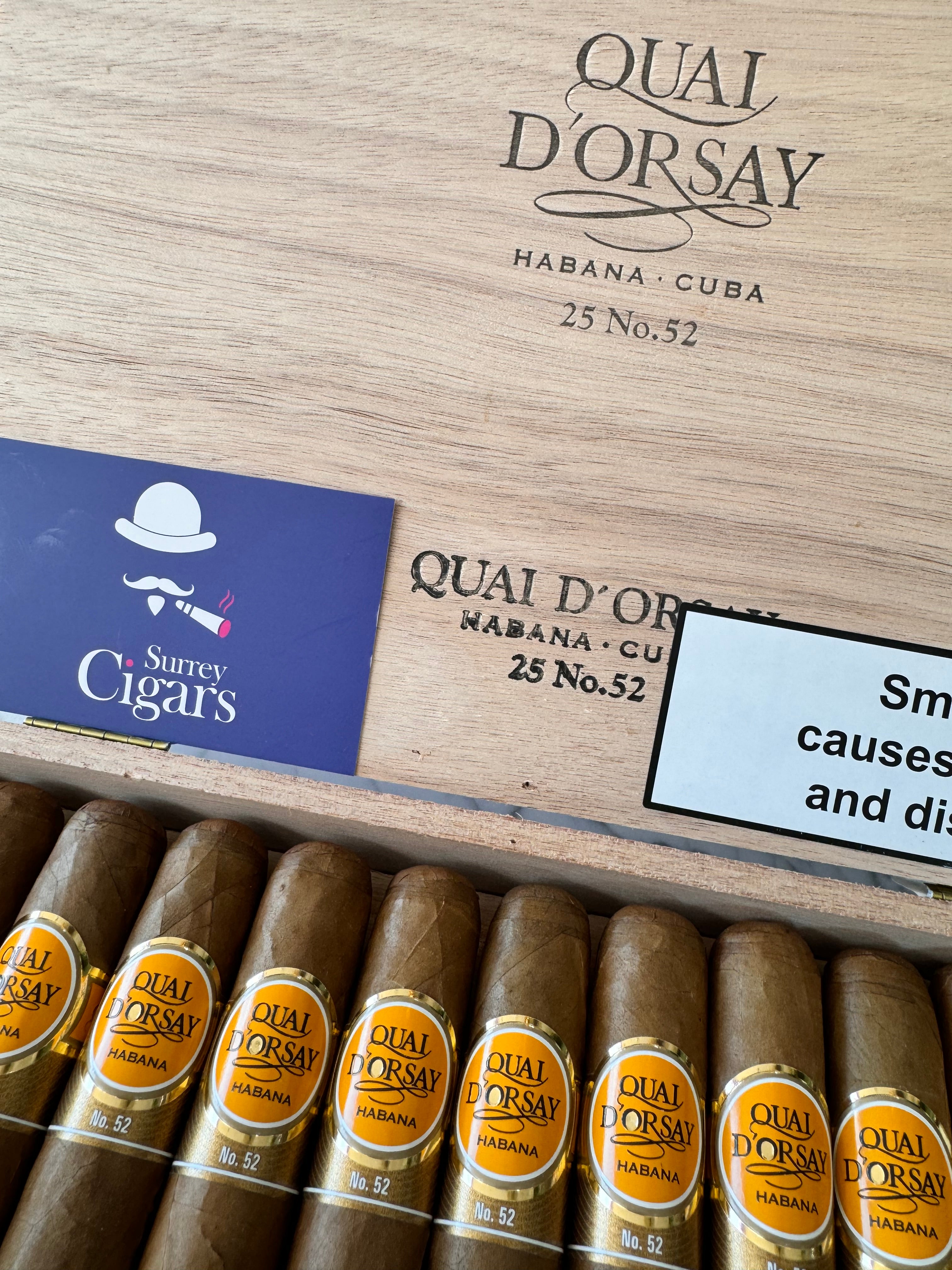 Quai D'Orsay No. 52 NEW CIGAR VITOLA JUST IN