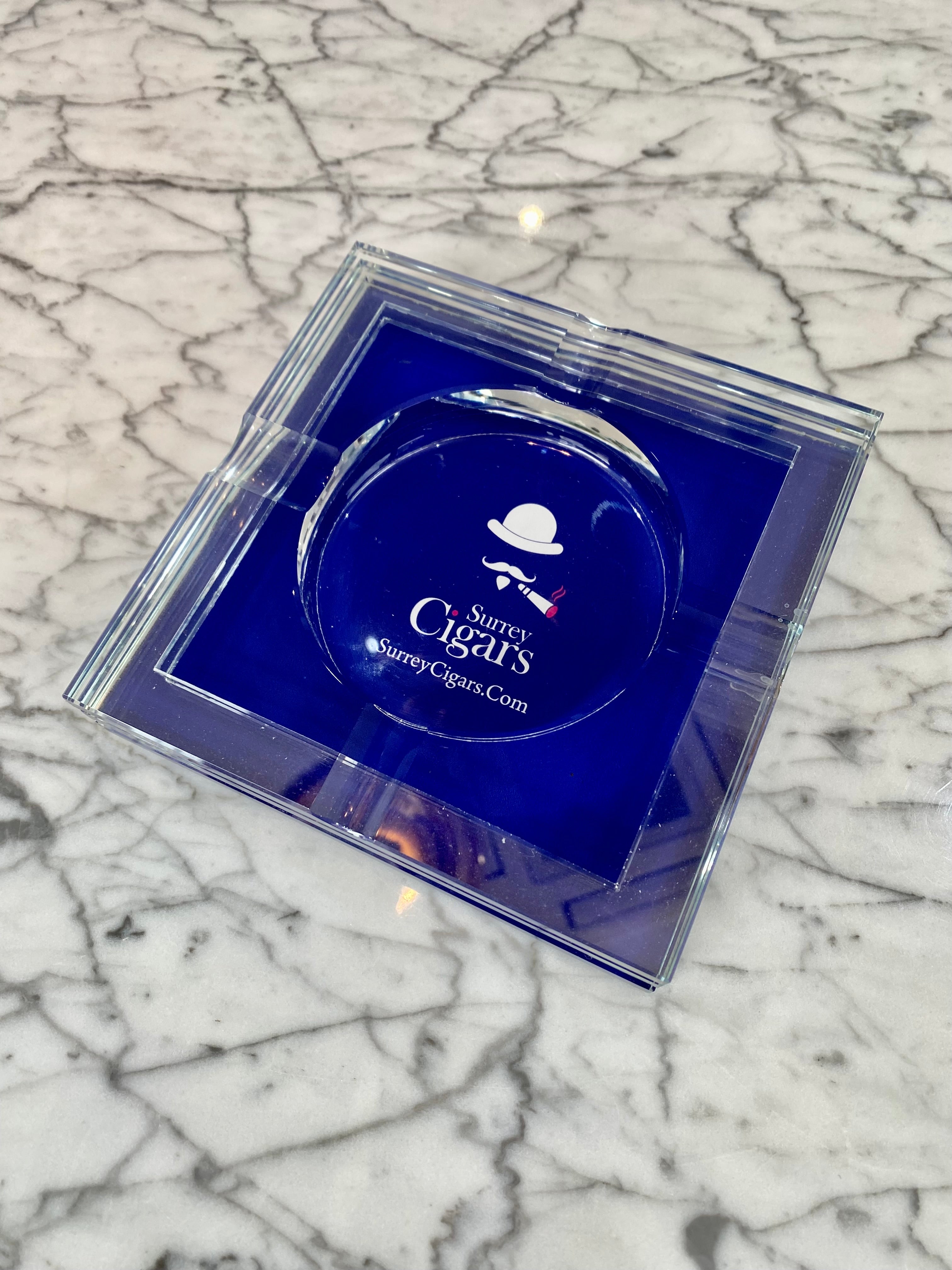 Limited Edition Surrey Cigars Glass Ashtray